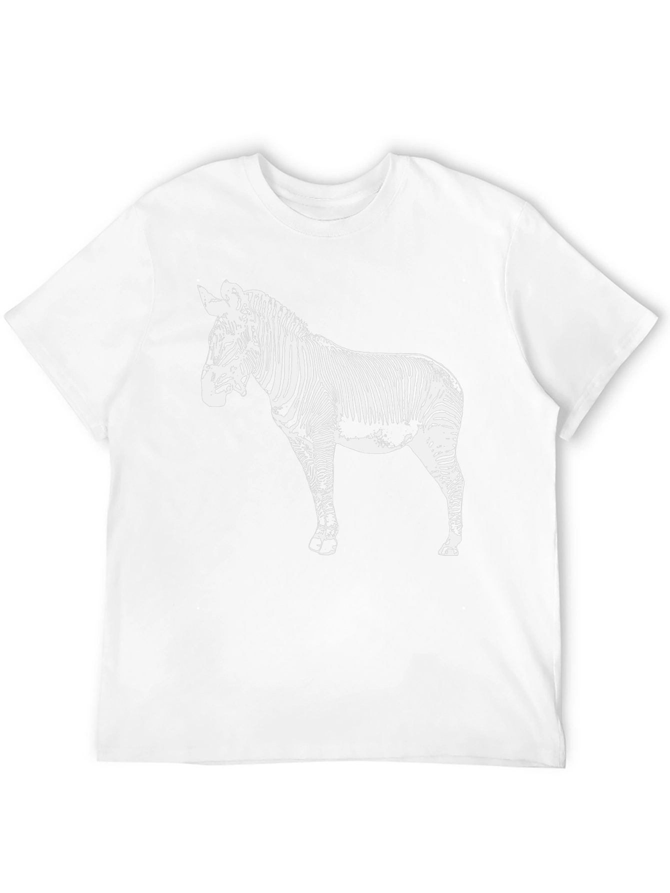 Zebra Graphic Print T-Shirt