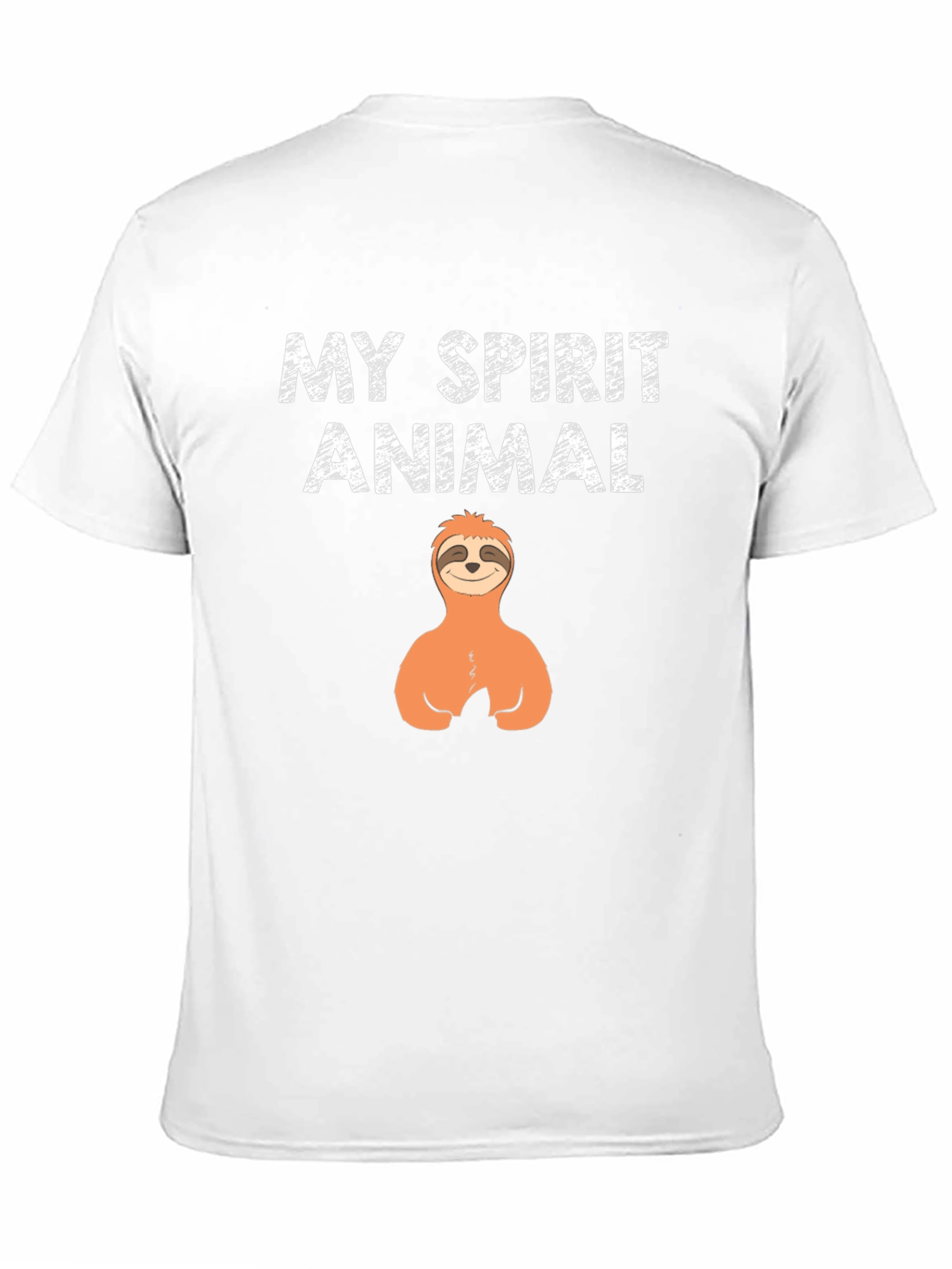 My Spirit Animal Sloth Black T-Shirt