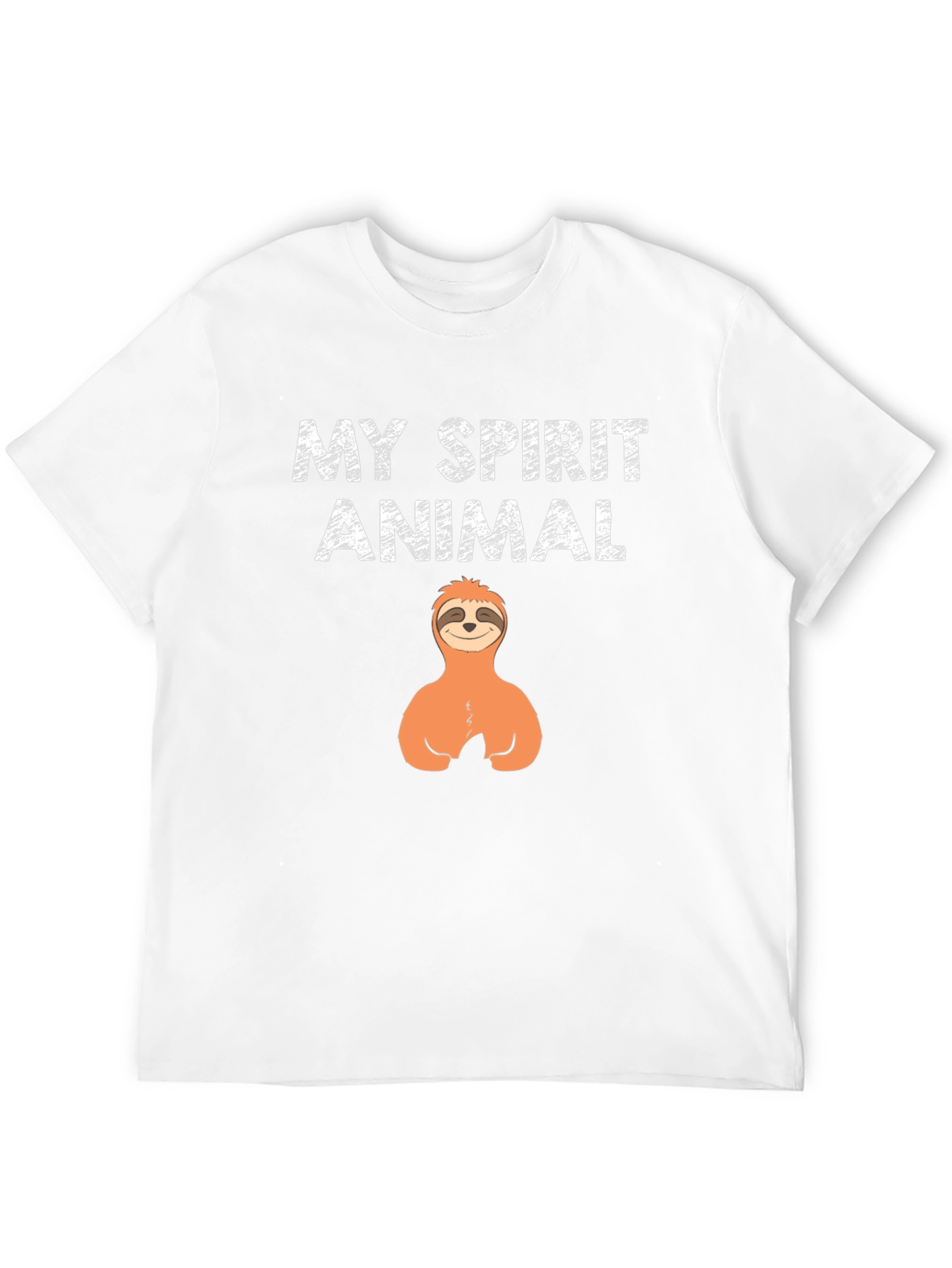My Spirit Animal Sloth Black T-Shirt