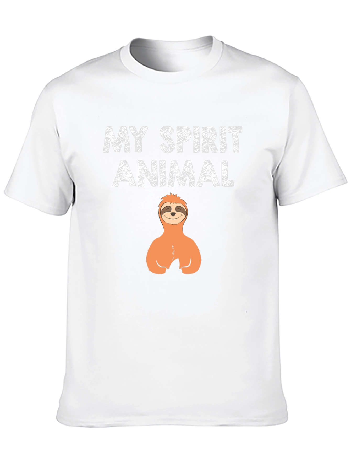 My Spirit Animal Sloth Black T-Shirt