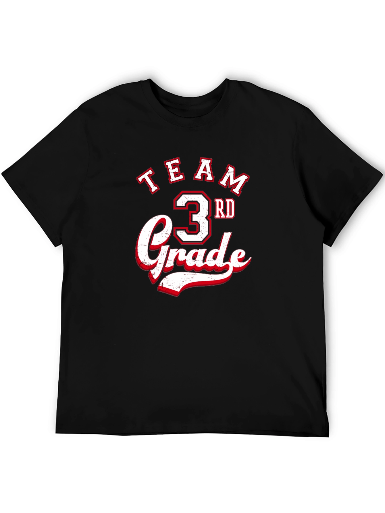 Team 3rd Grade Black T-Shirt
