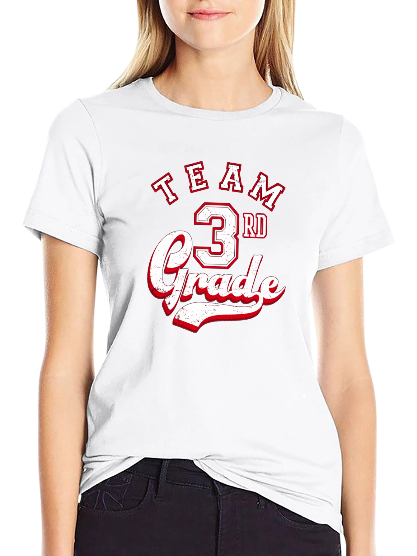 Team 3rd Grade Black T-Shirt