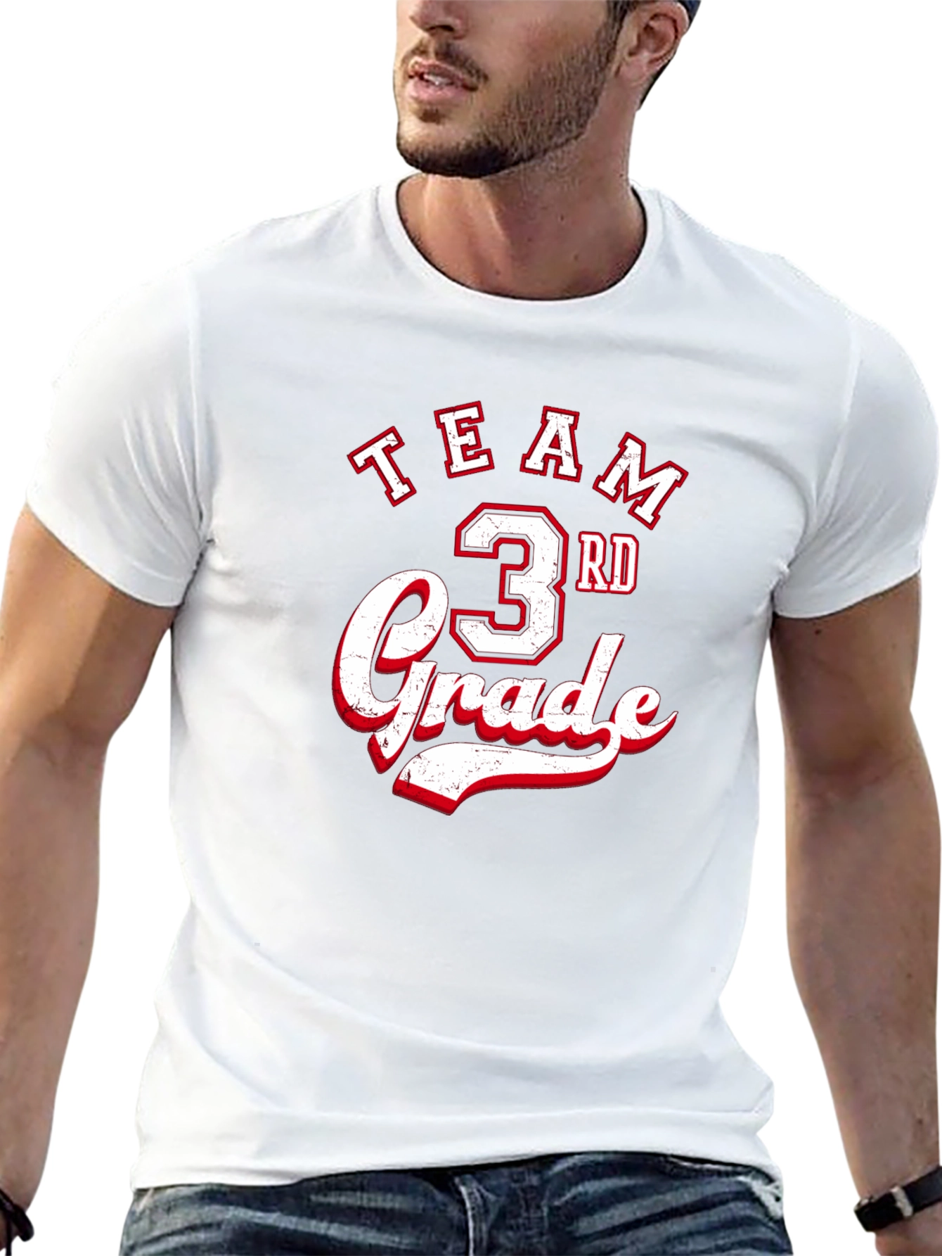 Team 3rd Grade Black T-Shirt