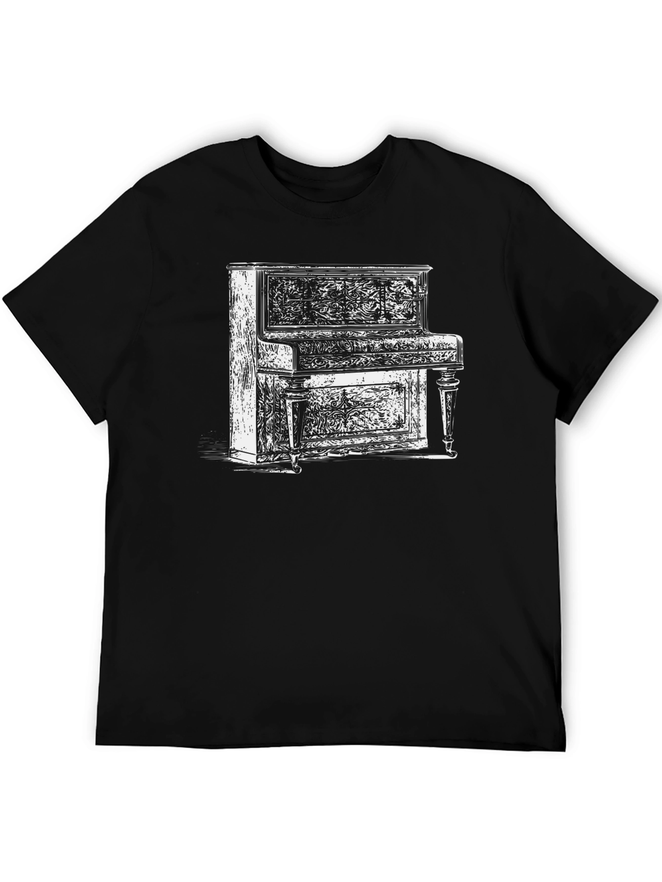 Piano T-Shirt - Classic Instrument Graphic Tee