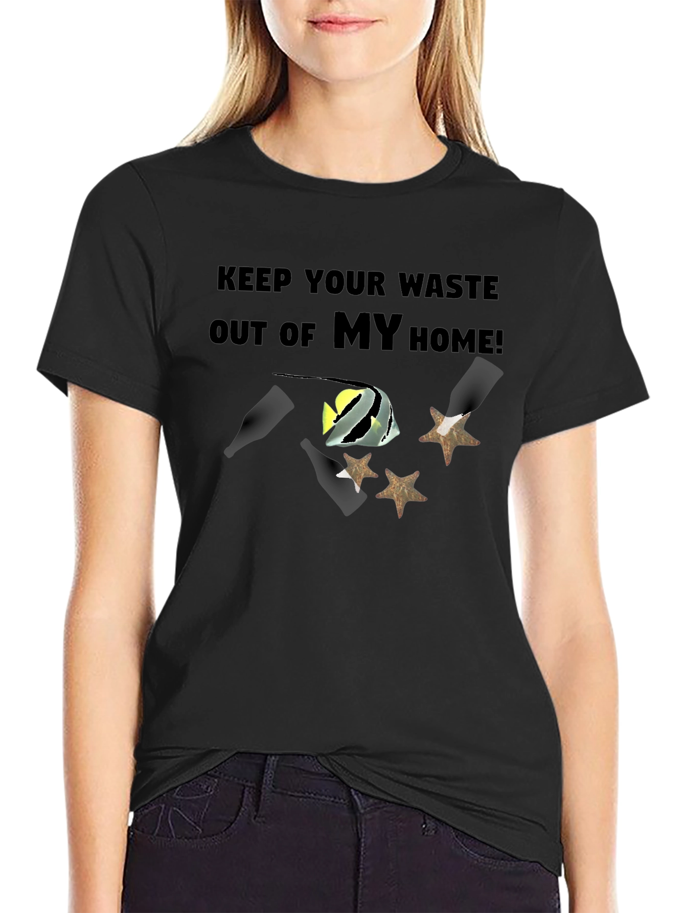 Keep Our Oceans Clean Graphic T-Shirt