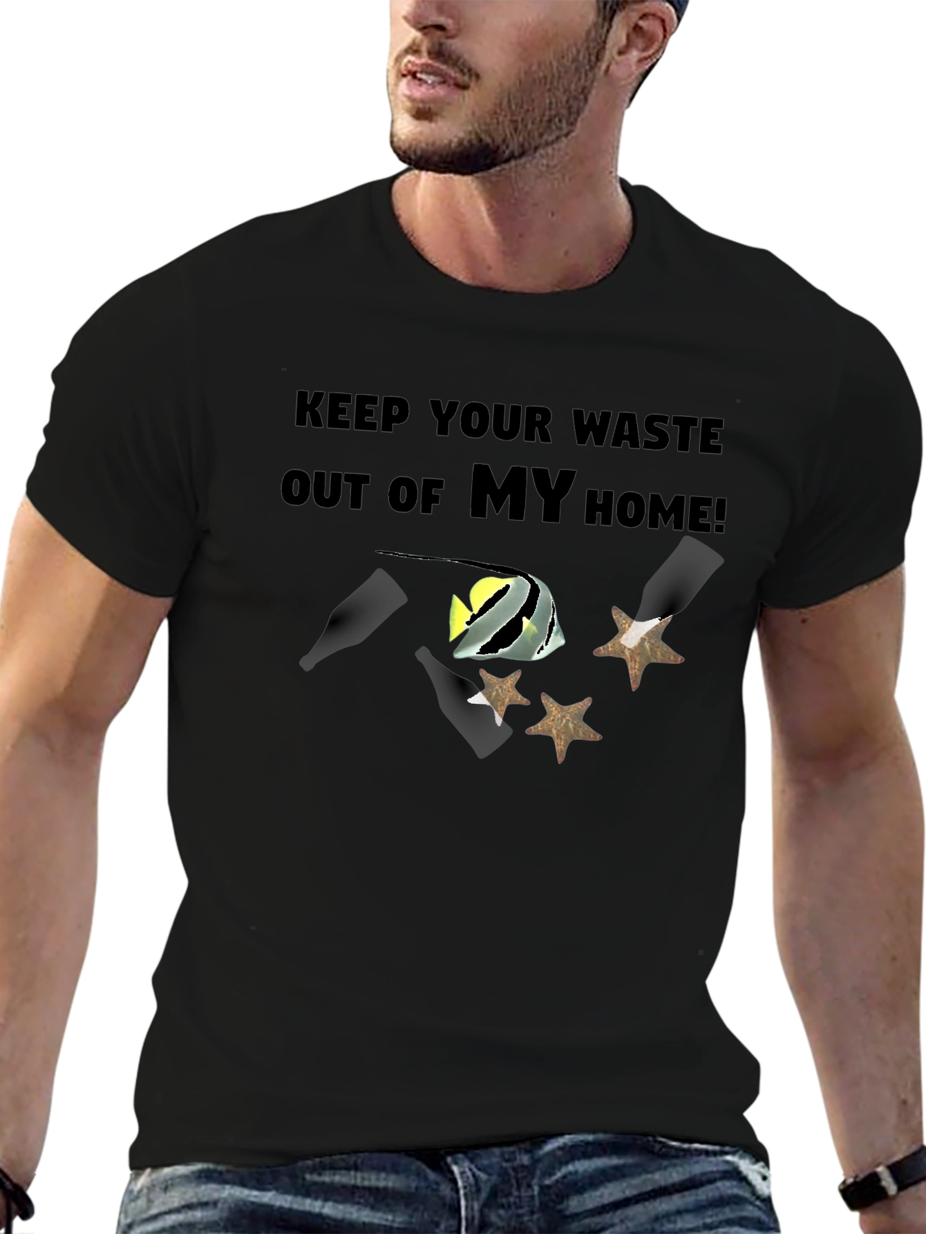 Keep Our Oceans Clean Graphic T-Shirt