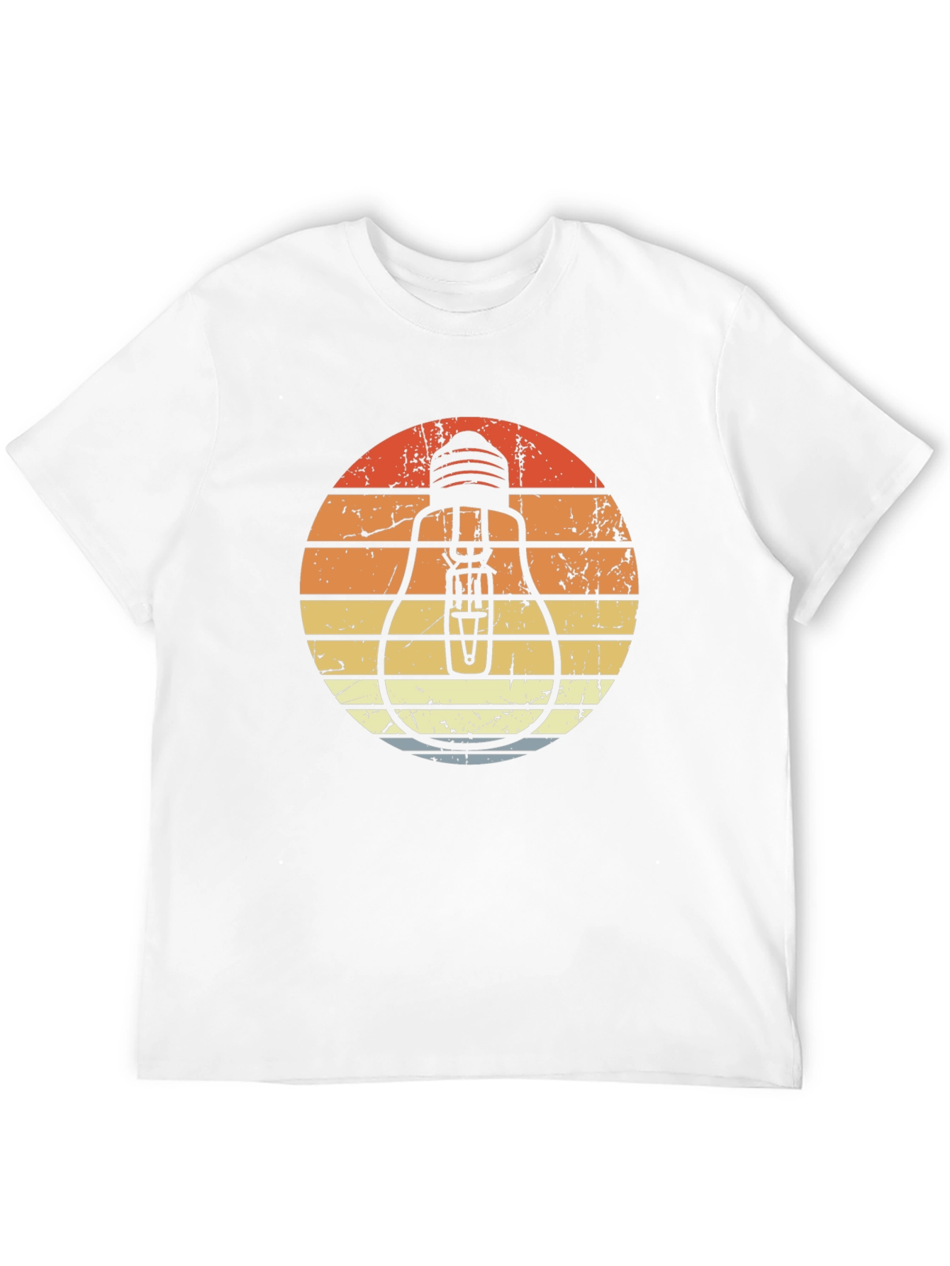 Retro Light Bulb Graphic Tee