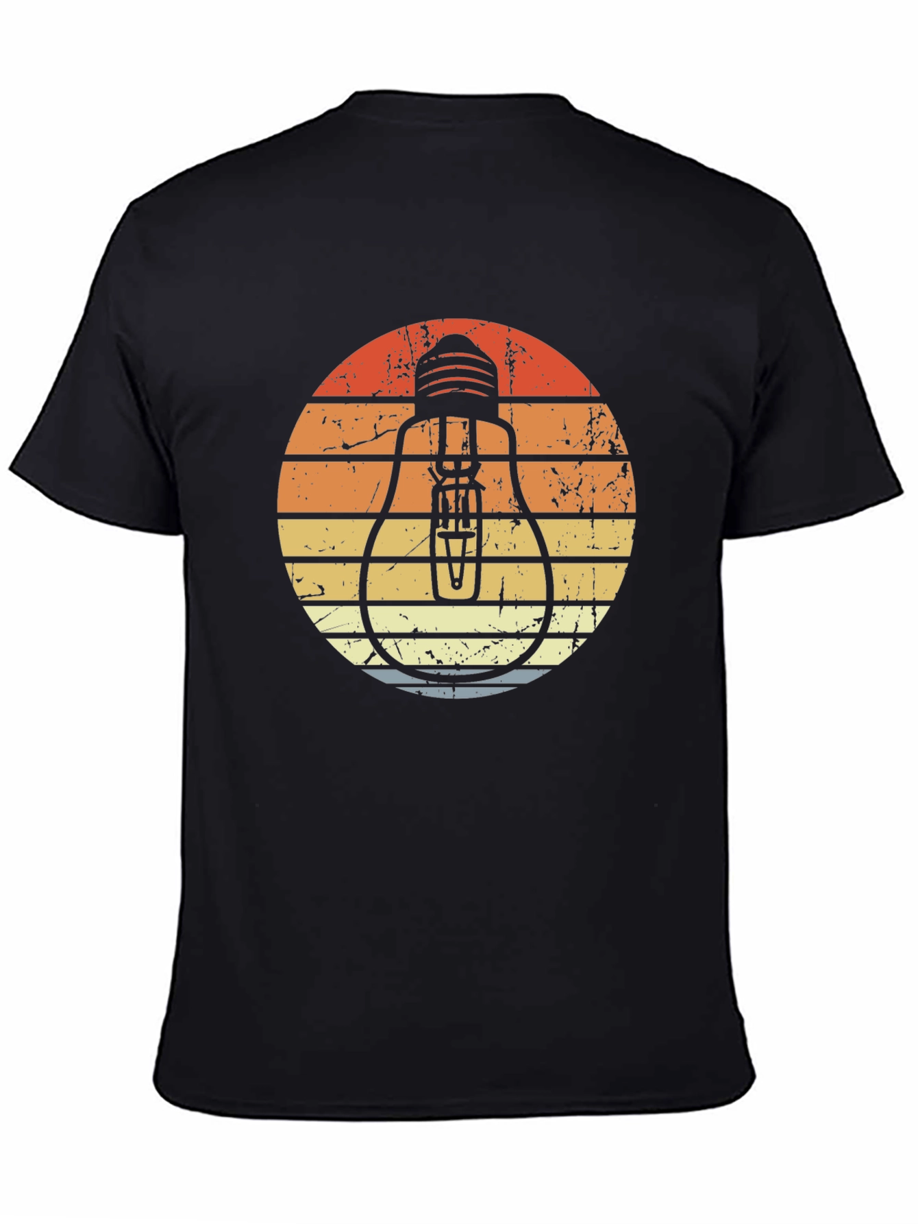 Retro Light Bulb Graphic Tee