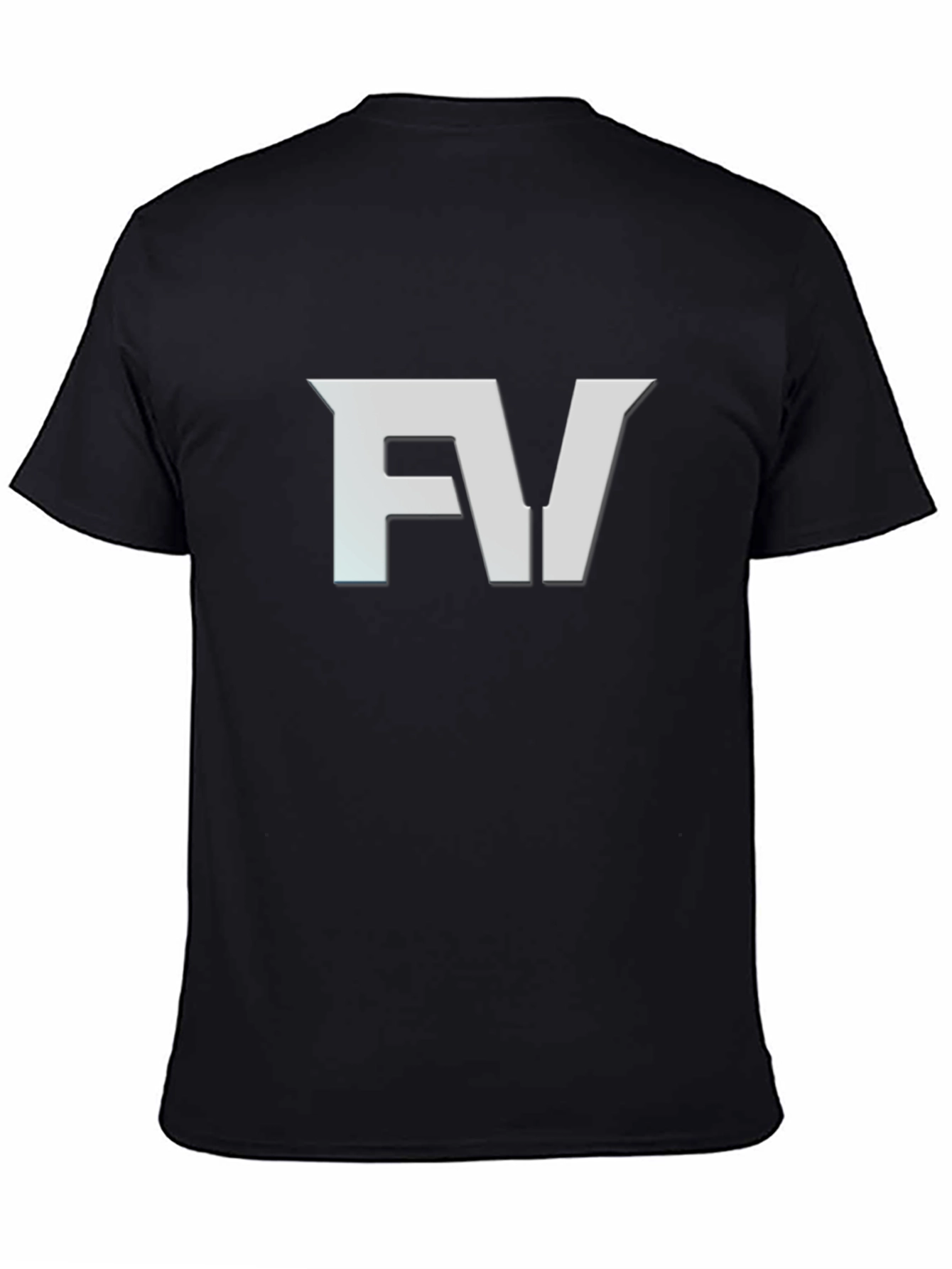 FV Logo Black T-Shirt - Modern Graphic Tee