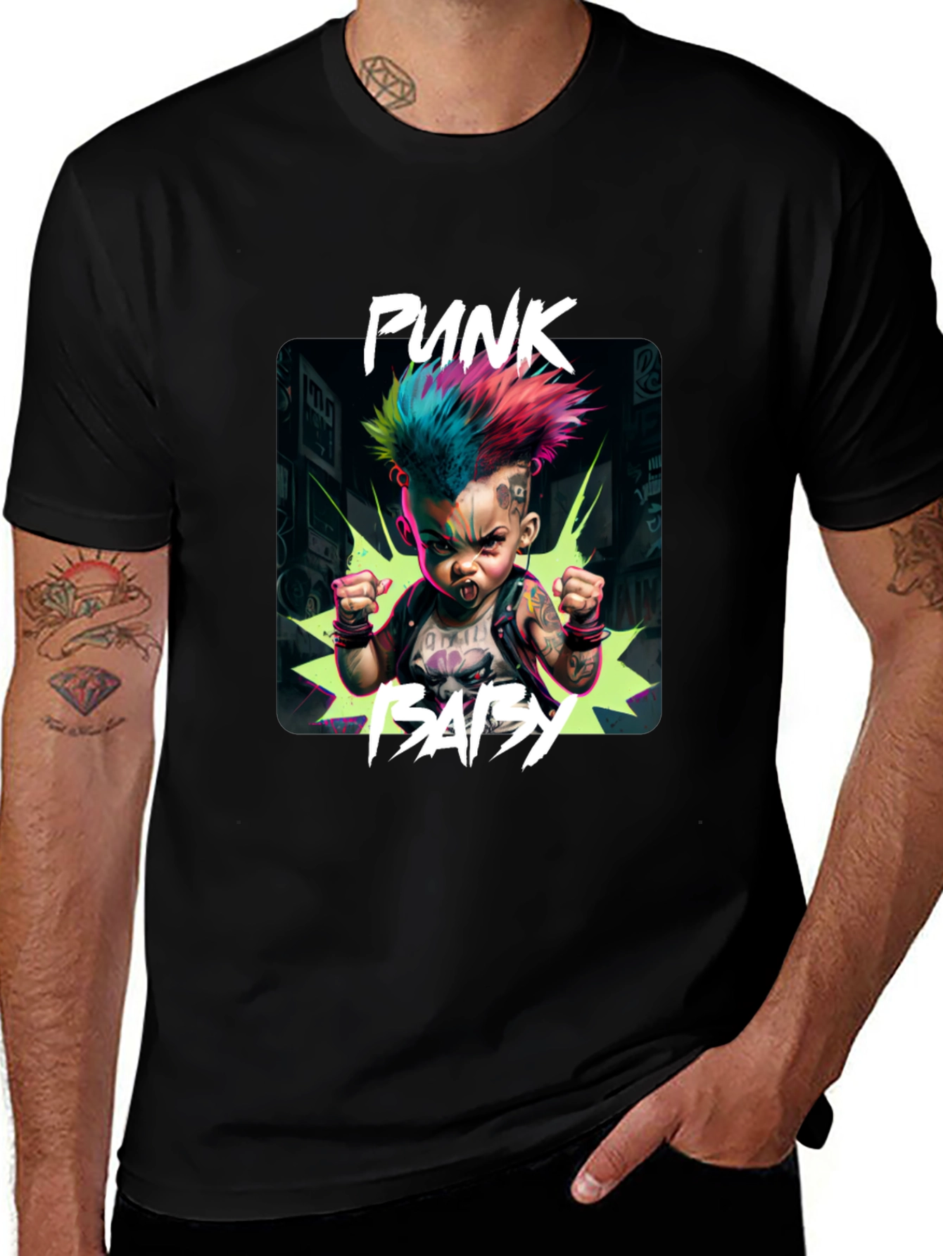 Punk Baby Graphic T-Shirt