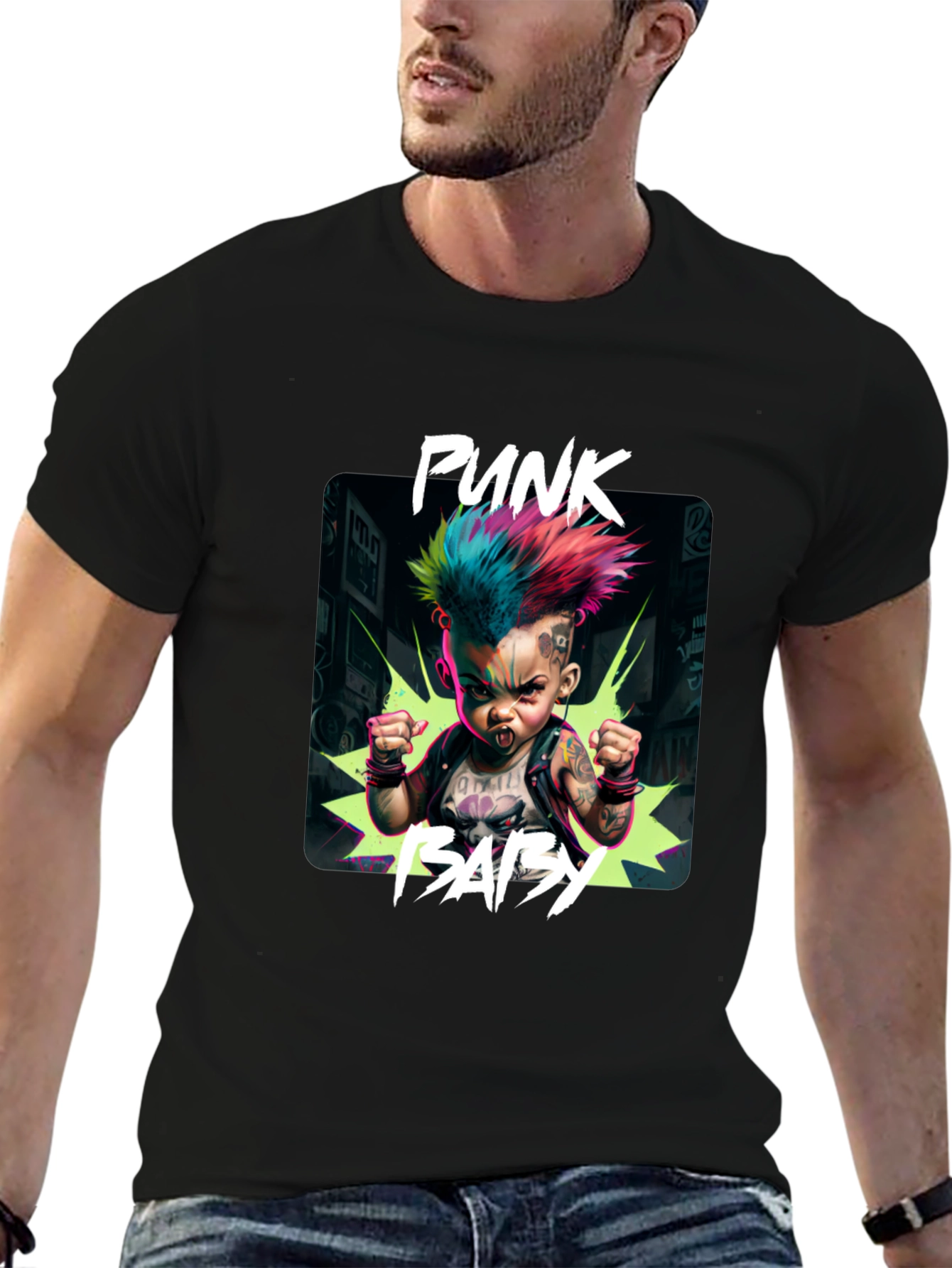 Punk Baby Graphic T-Shirt