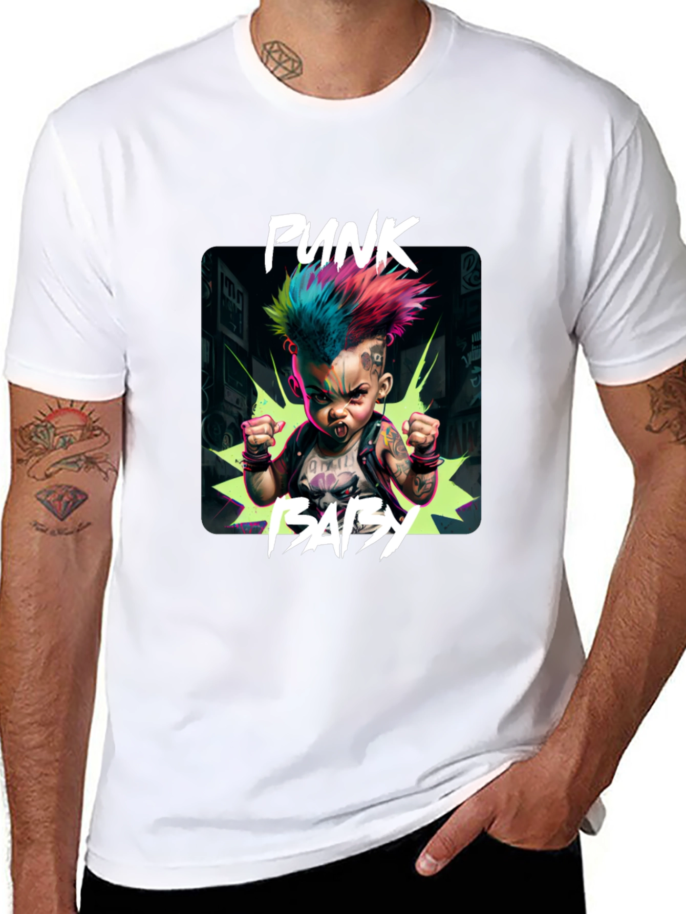 Punk Baby Graphic T-Shirt