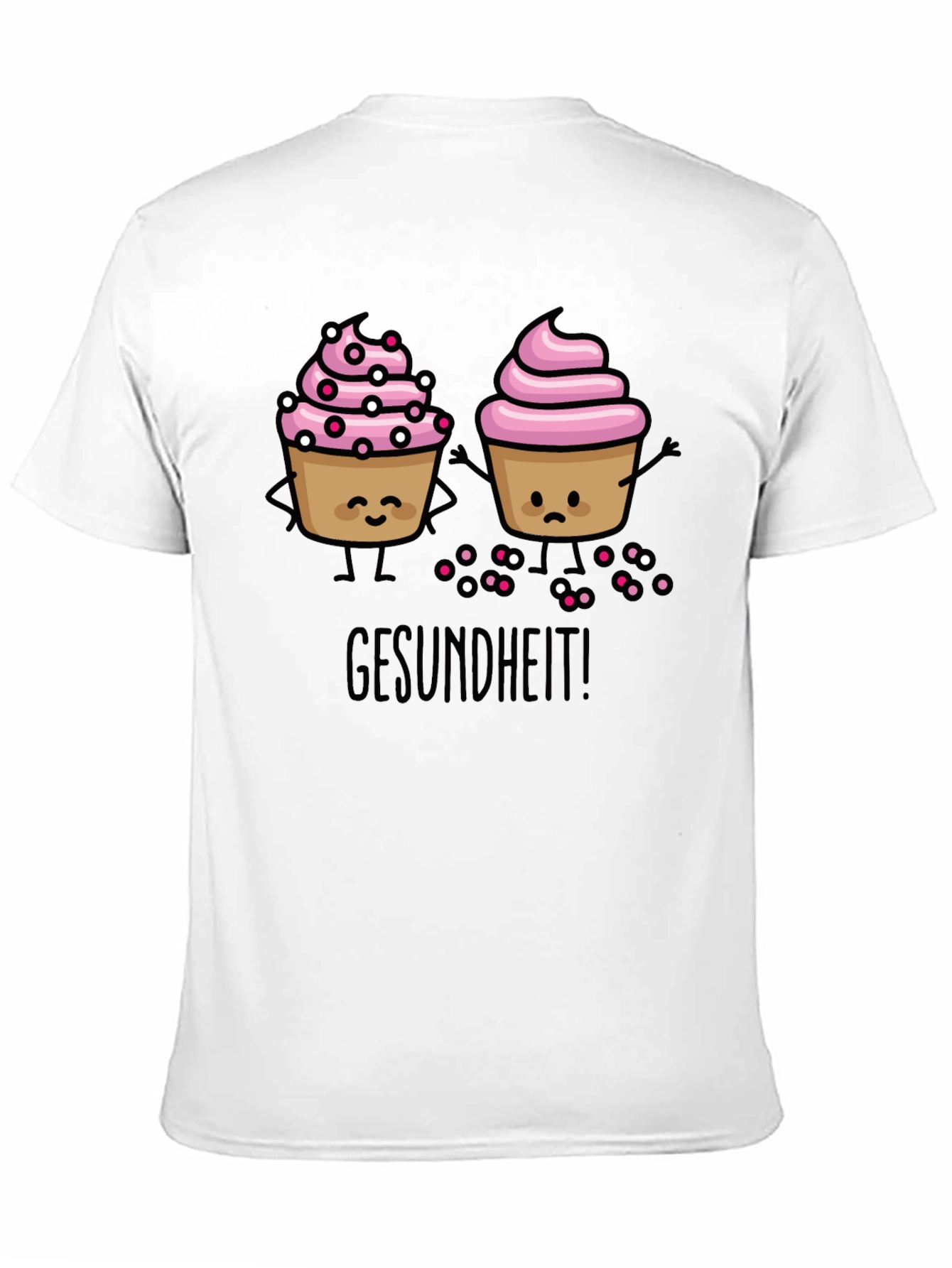 Gesundheit Cupcake Graphic T-Shirt