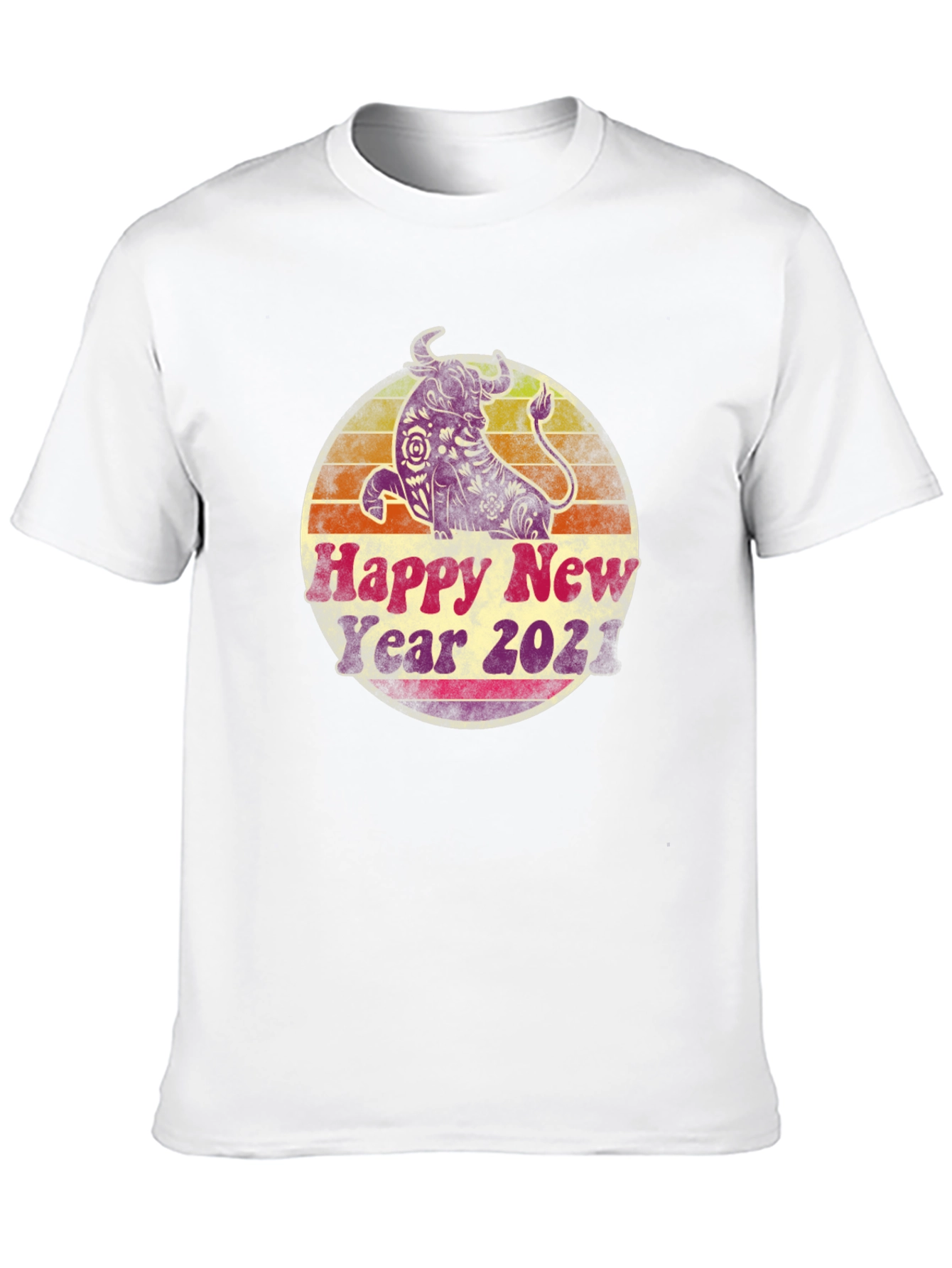 Happy New Year 2021 Bull T-Shirt