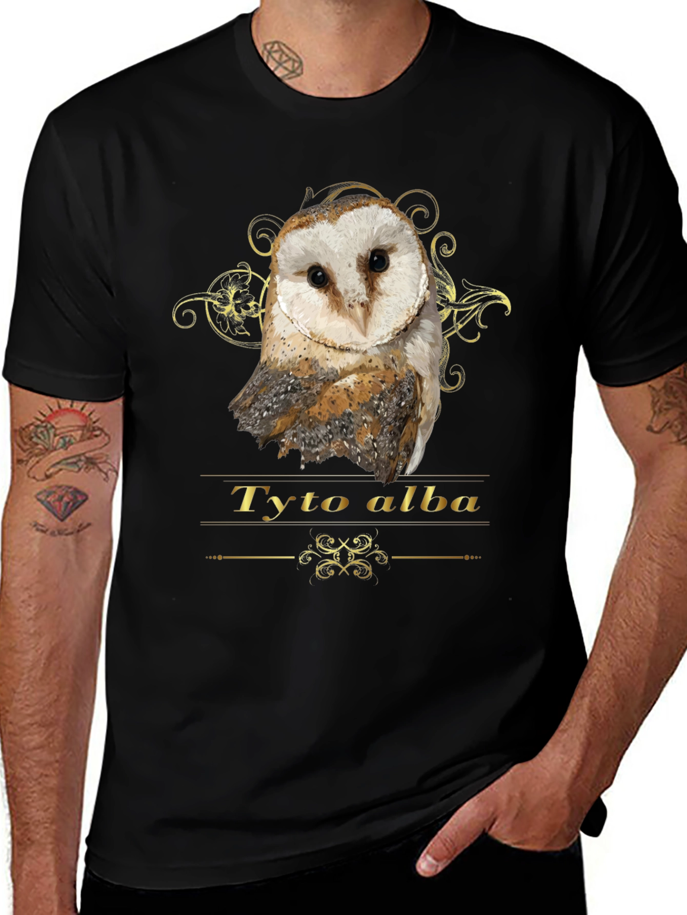 Tyto Alba Owl Graphic T-Shirt