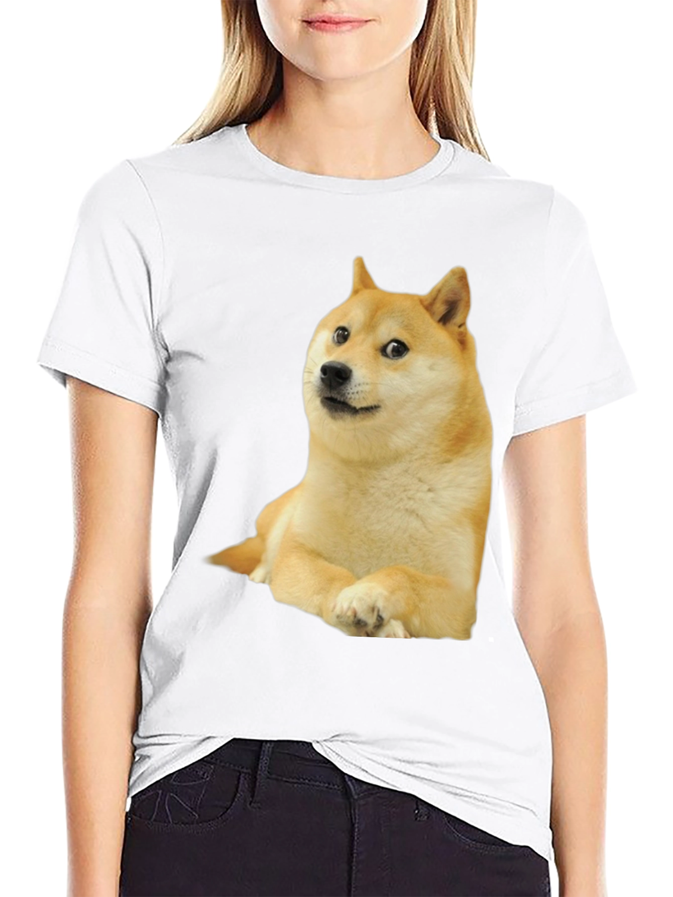 Doge Meme Black T-Shirt | Unisex Casual Wear
