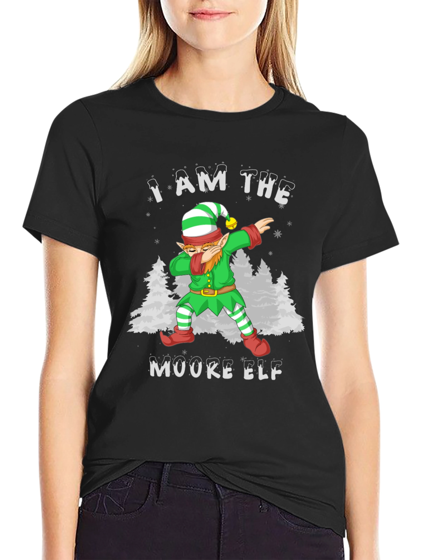 I Am The Moore Elf Dabbing T-Shirt