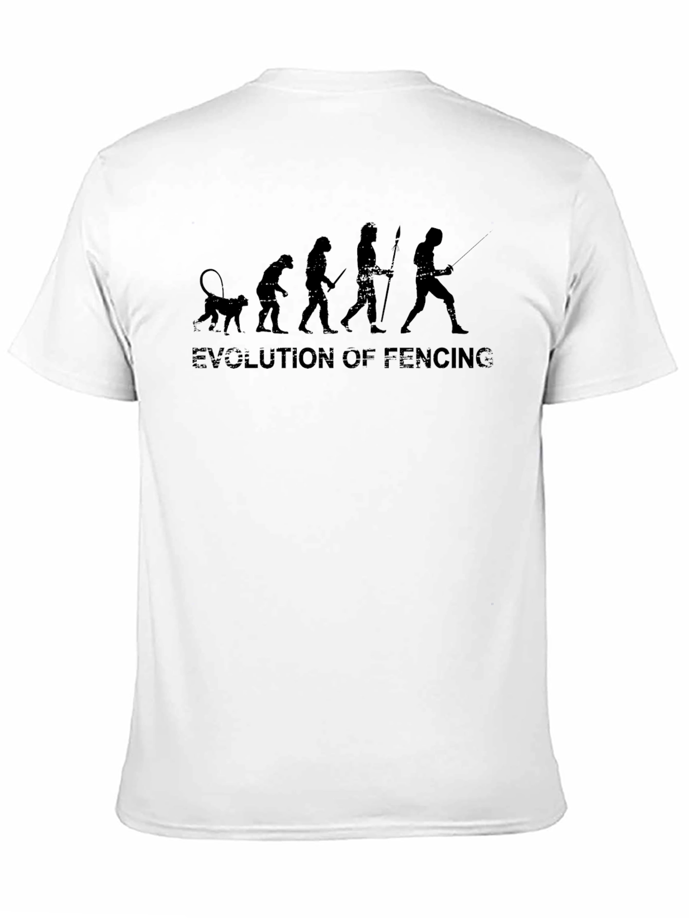 Evolution of Fencing Graphic T-Shirt