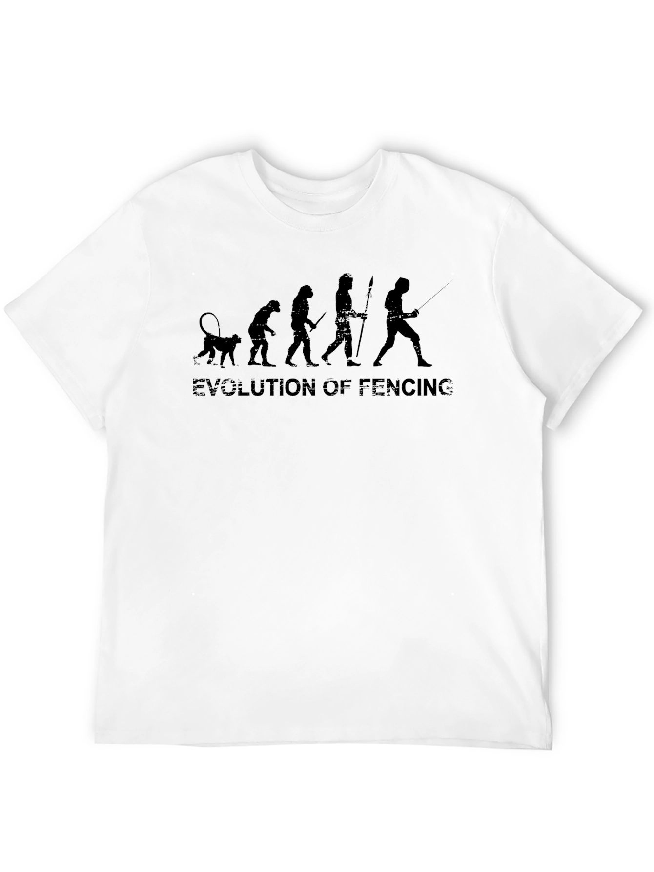 Evolution of Fencing Graphic T-Shirt