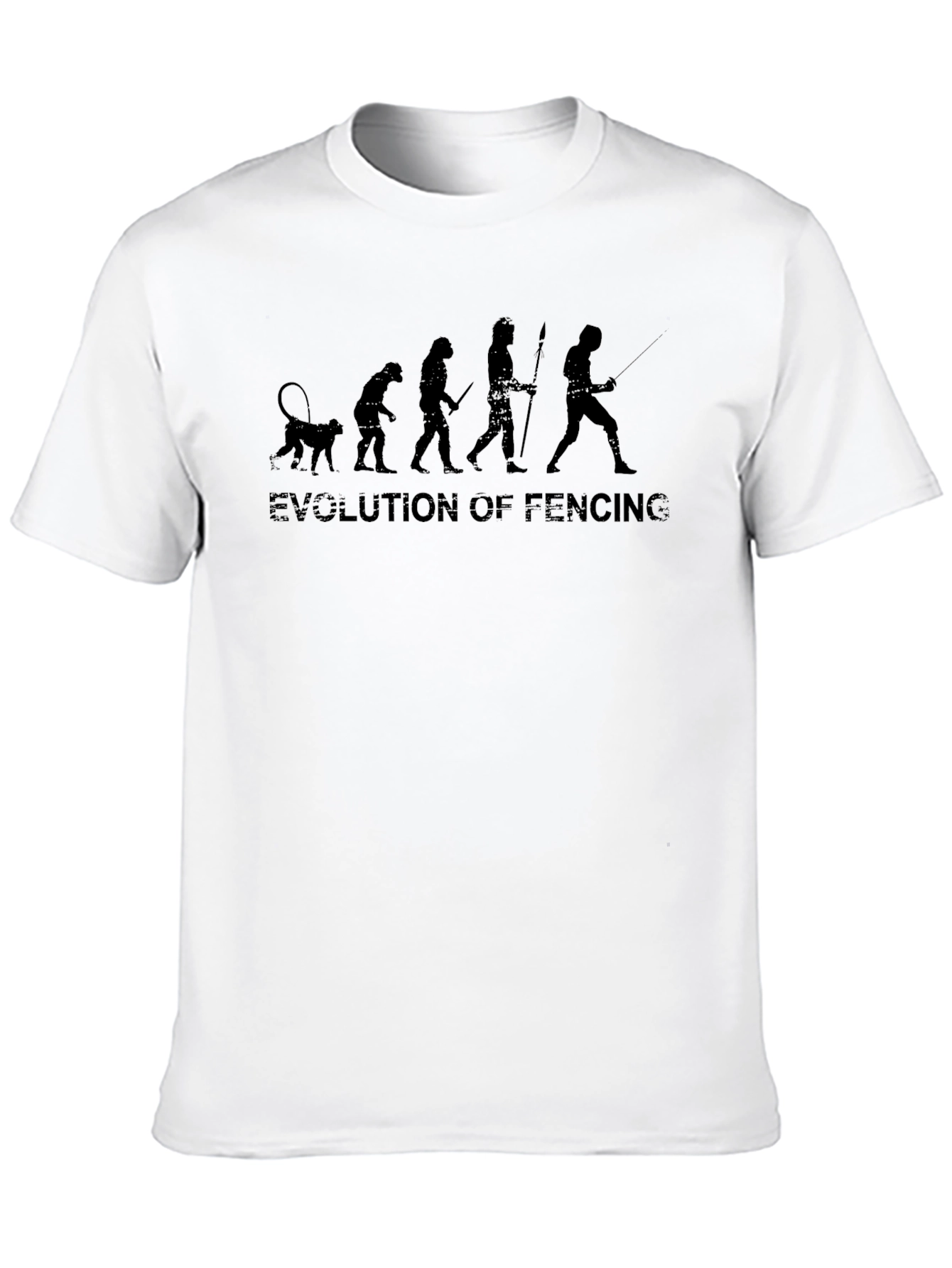 Evolution of Fencing Graphic T-Shirt