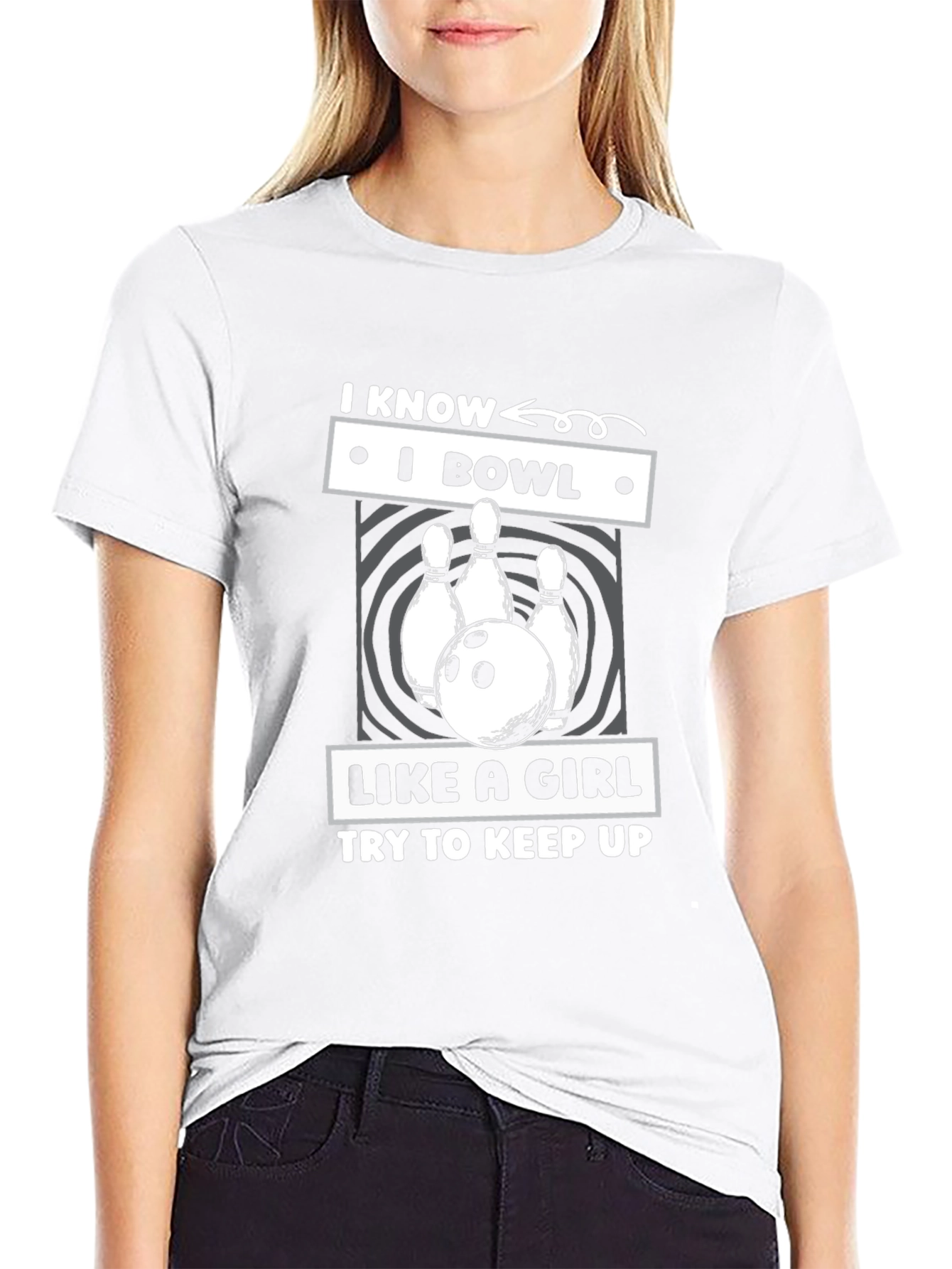 I Bowl Like a Girl T-Shirt