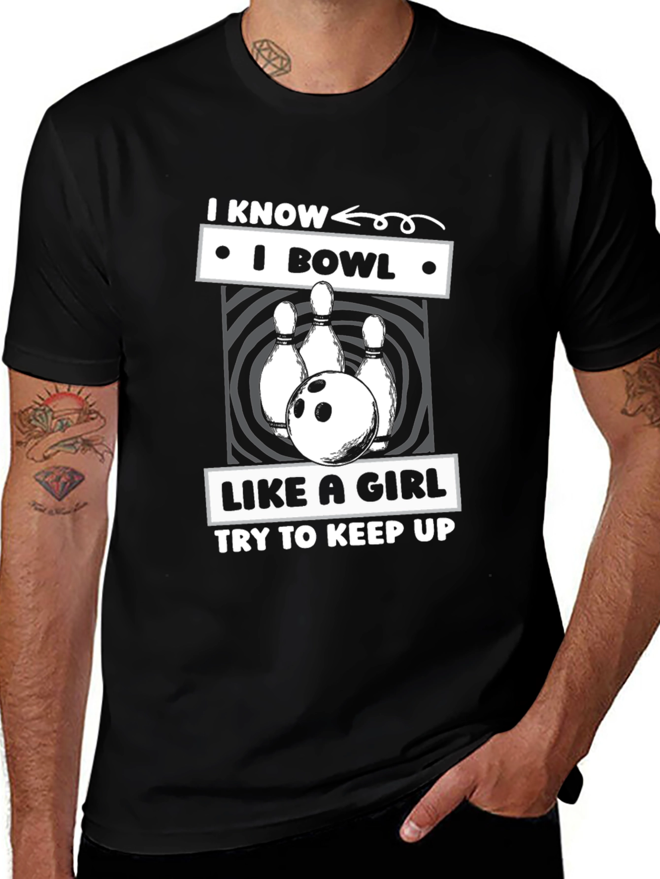 I Bowl Like a Girl T-Shirt