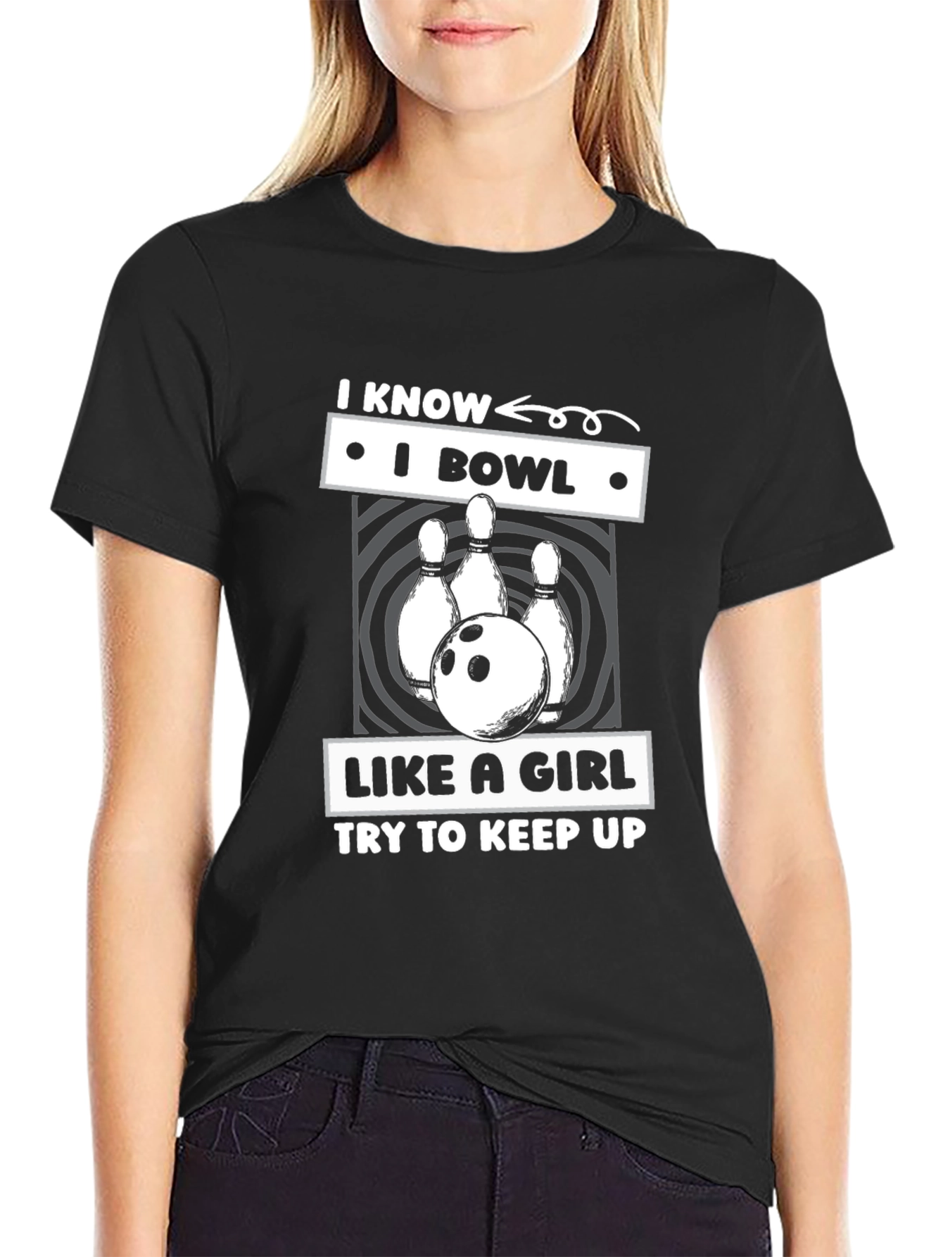 I Bowl Like a Girl T-Shirt