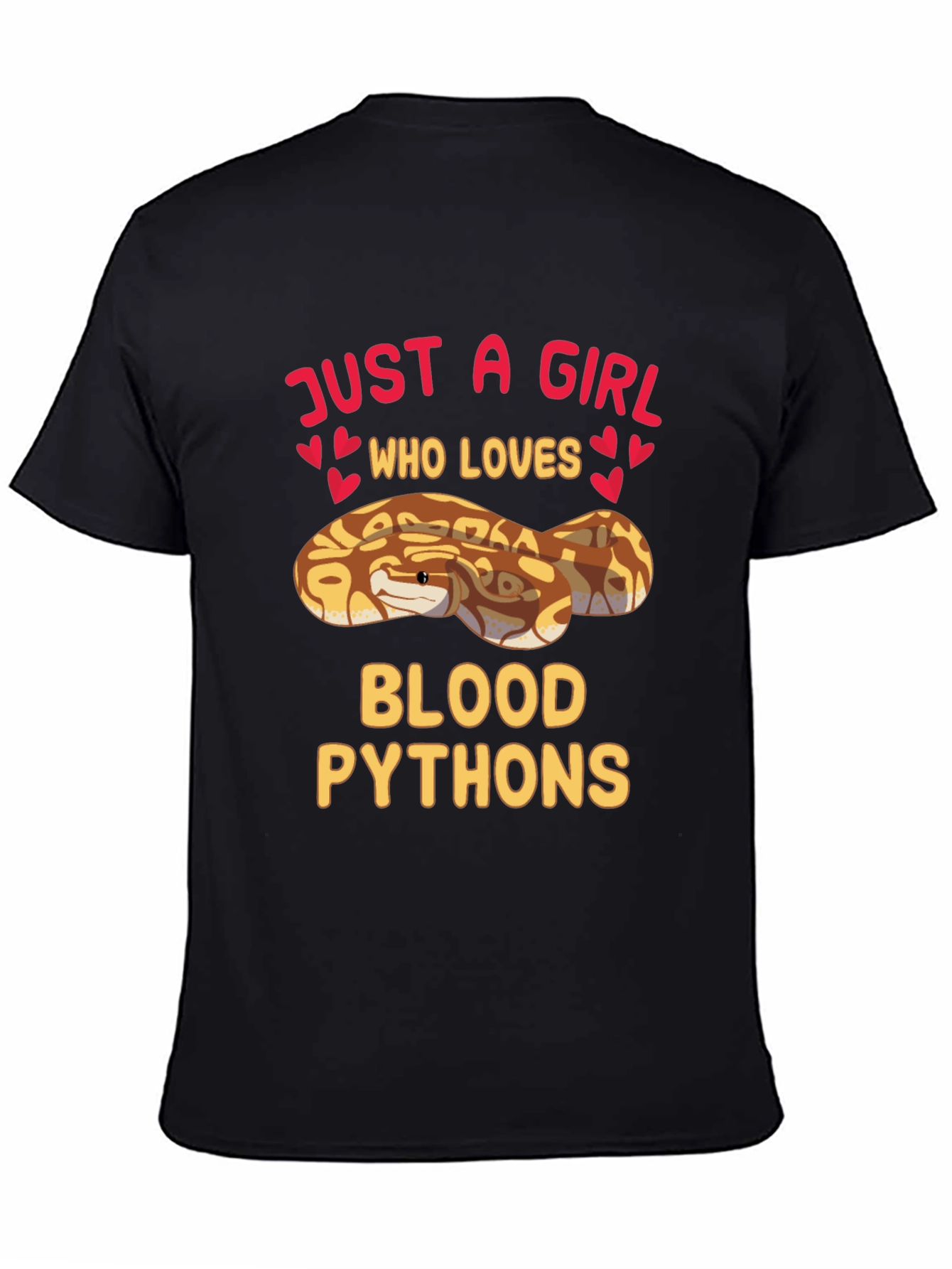 Just A Girl Who Loves Blood Pythons T-Shirt