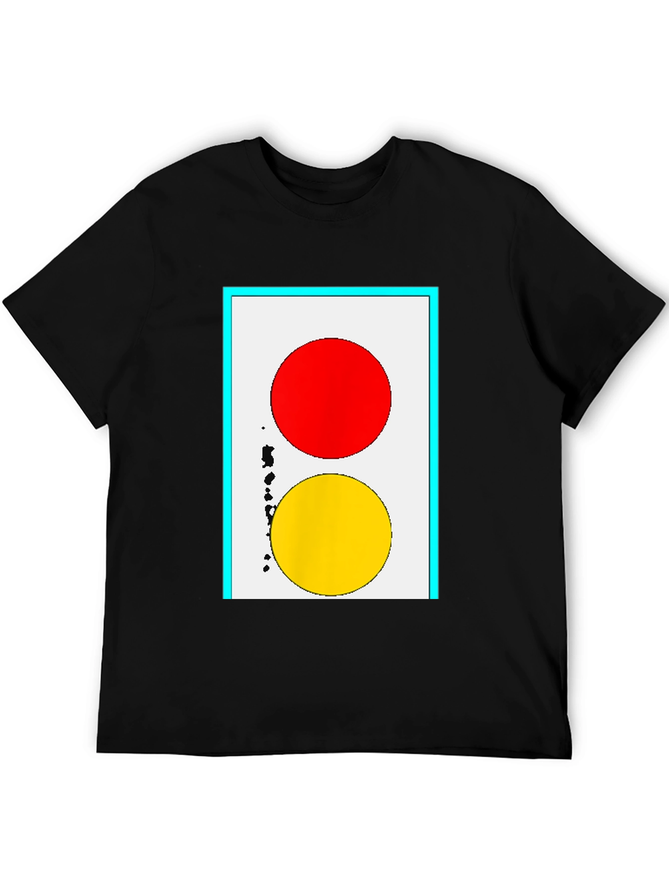 Red & Yellow Circle Graphic Tee