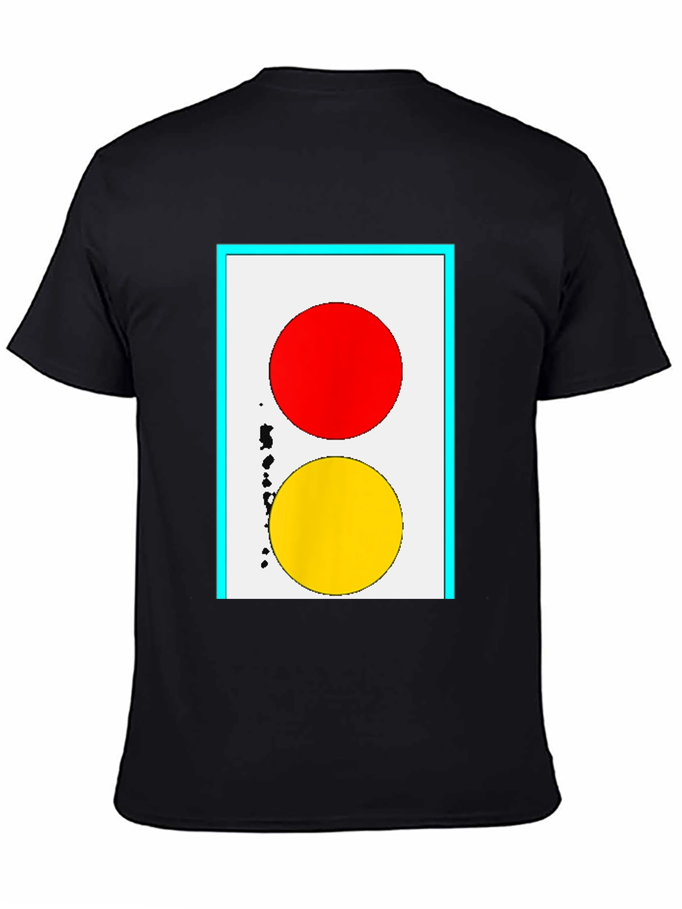 Red & Yellow Circle Graphic Tee