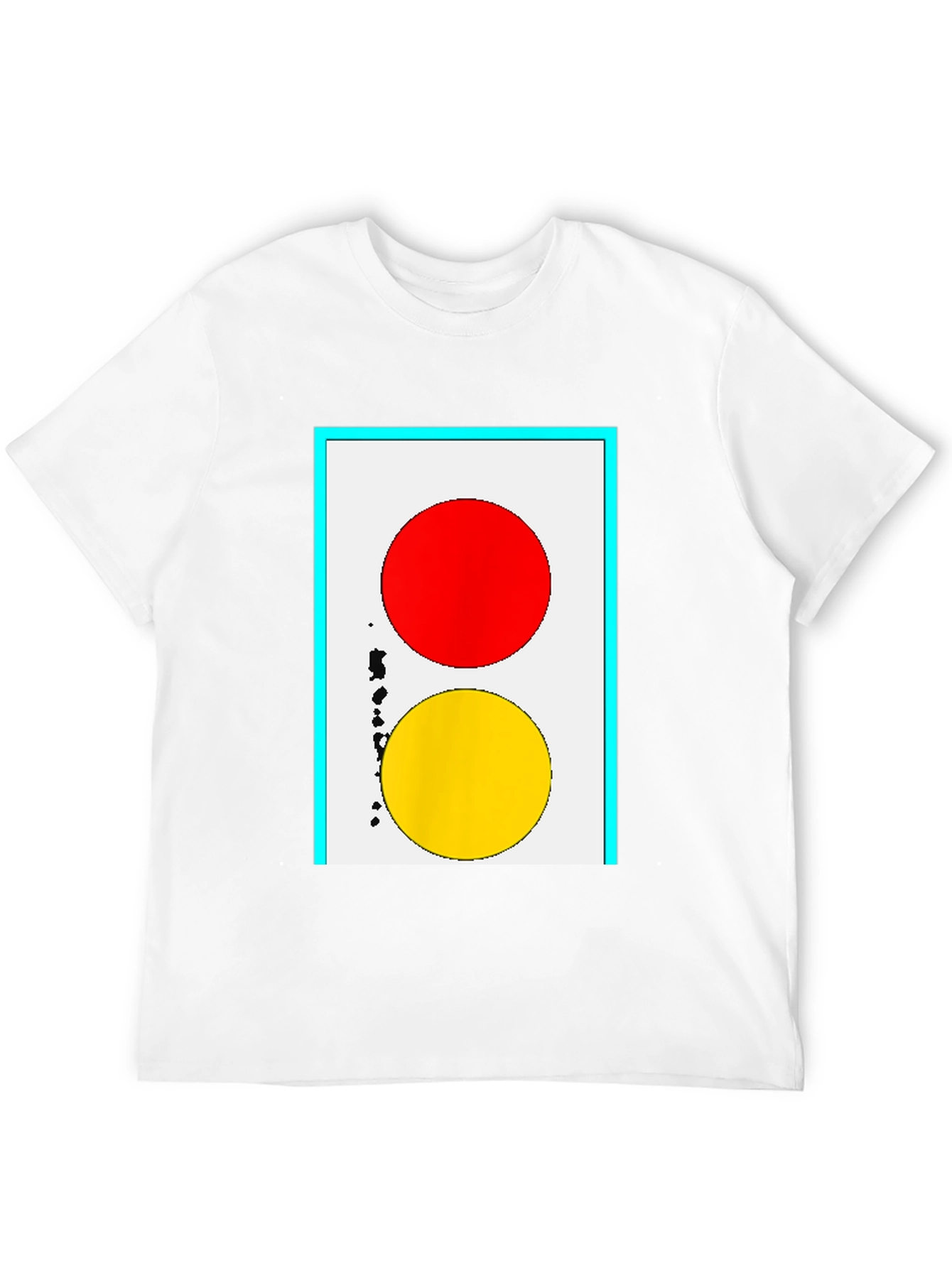 Red & Yellow Circle Graphic Tee