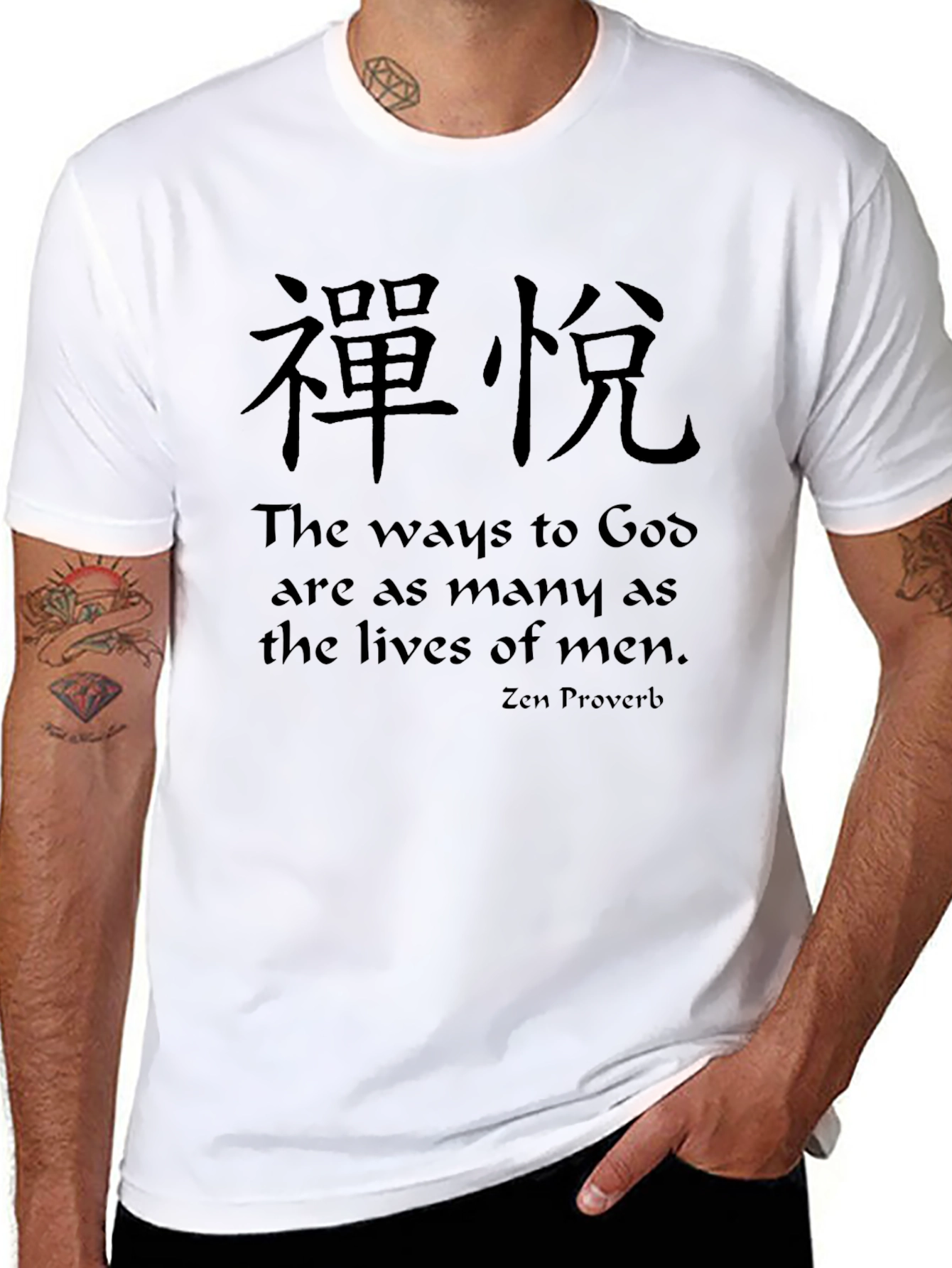 Zen Proverb T-Shirt - Ways to God