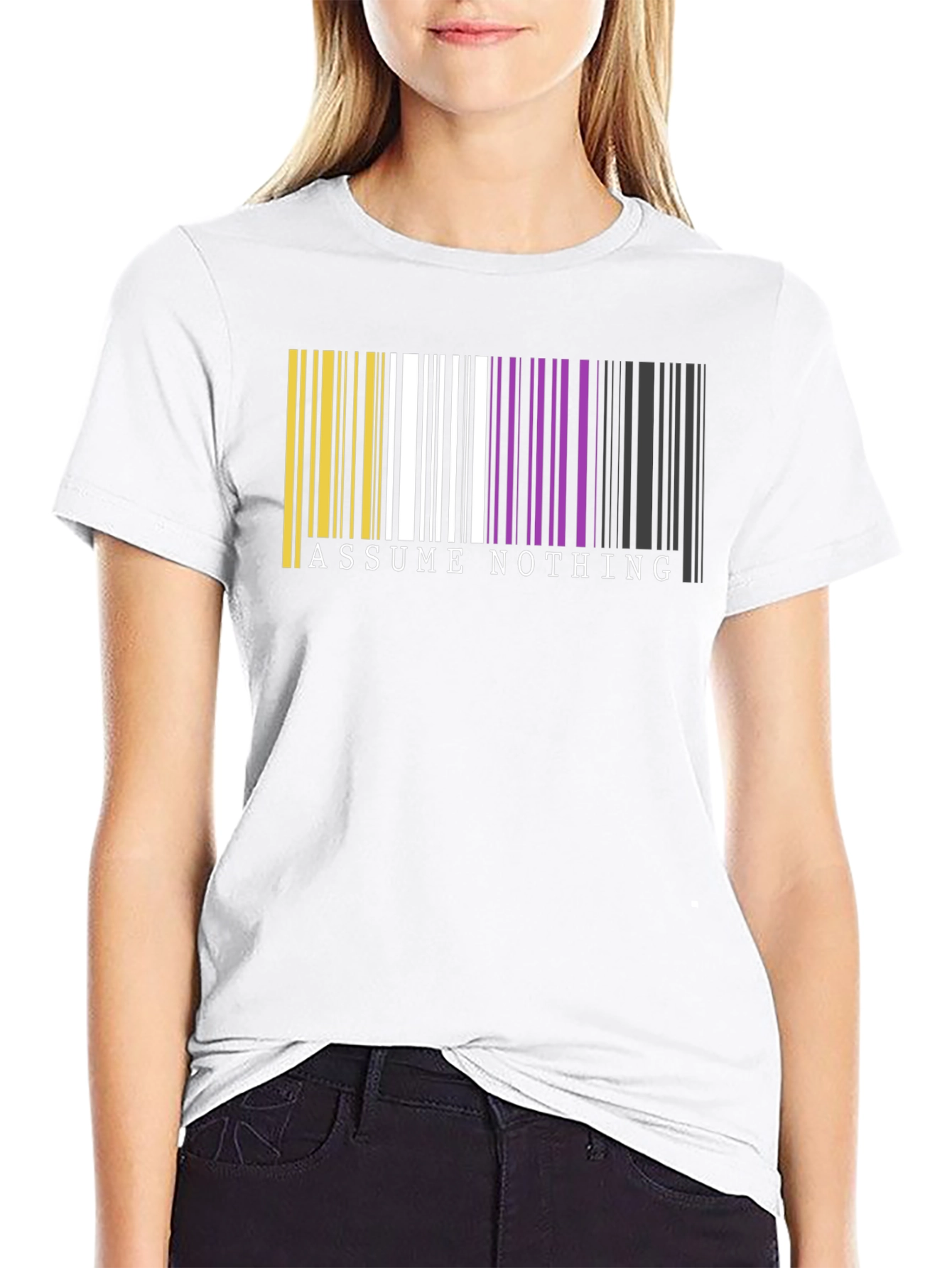 Assume Nothing Barcode T-Shirt