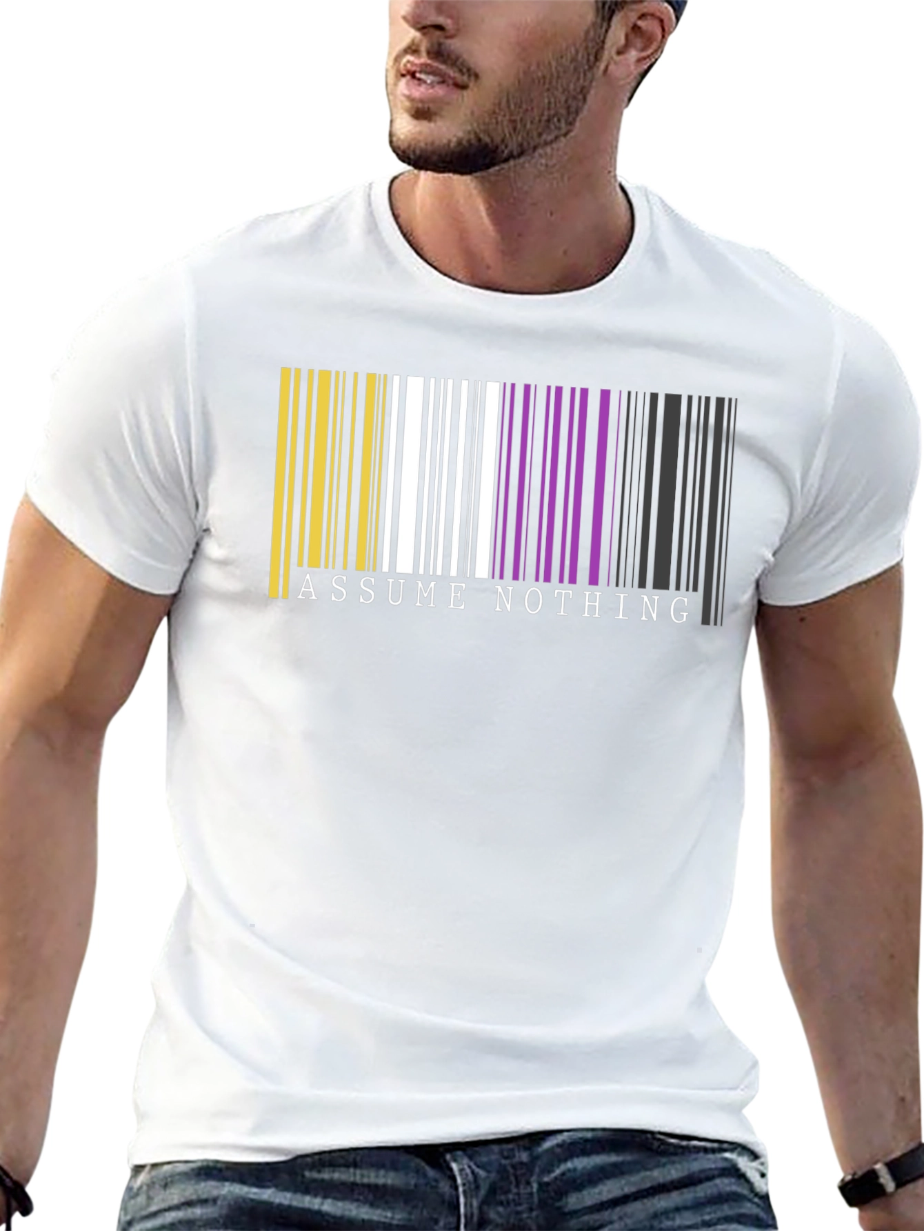 Assume Nothing Barcode T-Shirt
