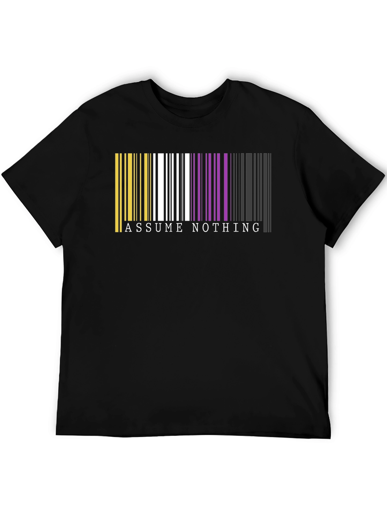 Assume Nothing Barcode T-Shirt