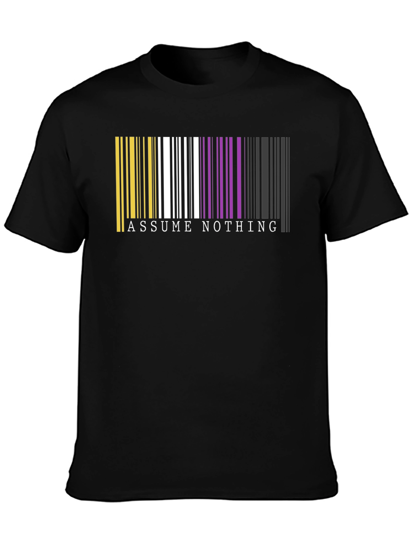 Assume Nothing Barcode T-Shirt
