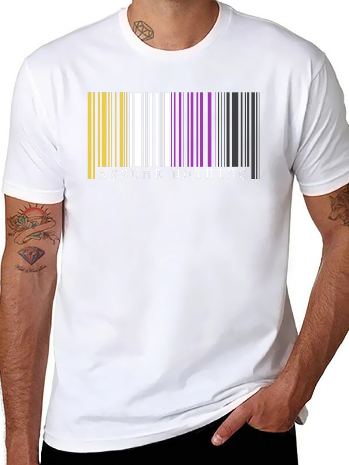 Assume Nothing Barcode T-Shirt