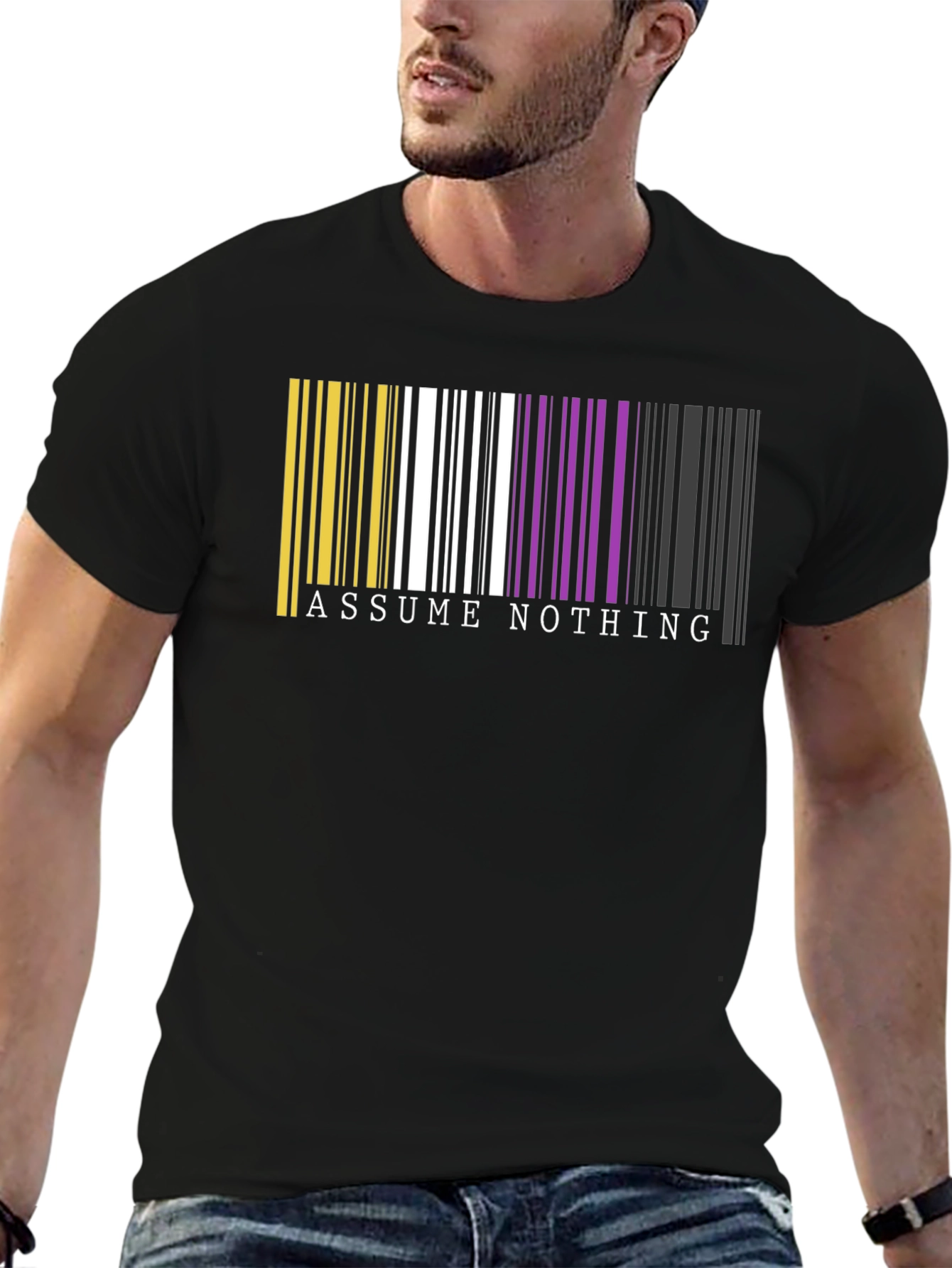Assume Nothing Barcode T-Shirt