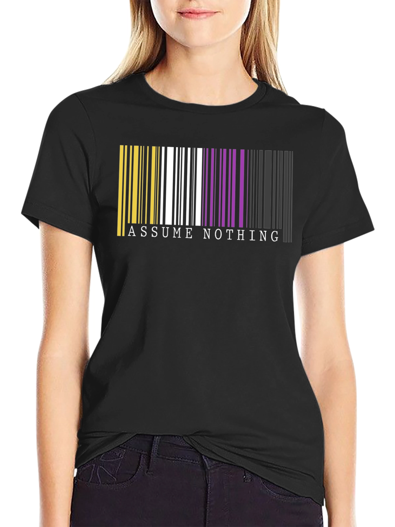 Assume Nothing Barcode T-Shirt