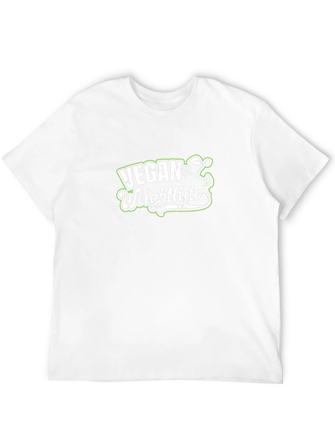 Vegan Weightlifter T-Shirt - Plant-Based Power!