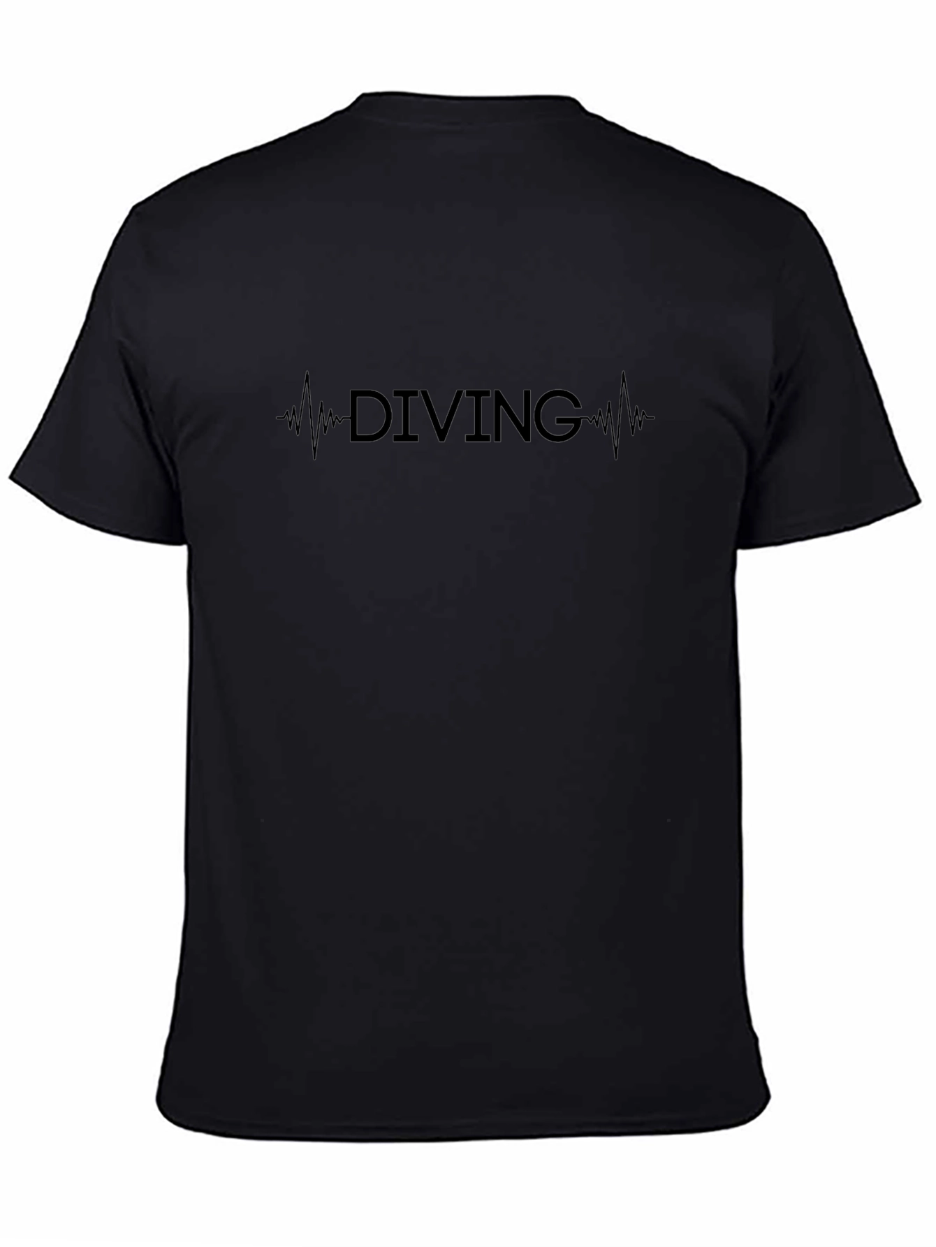 Diving Heartbeat Graphic T-Shirt