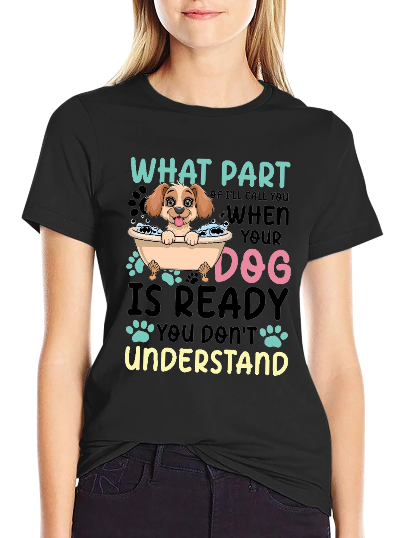 Dog Lover T-Shirt Funny Dog Ready Quote Tee