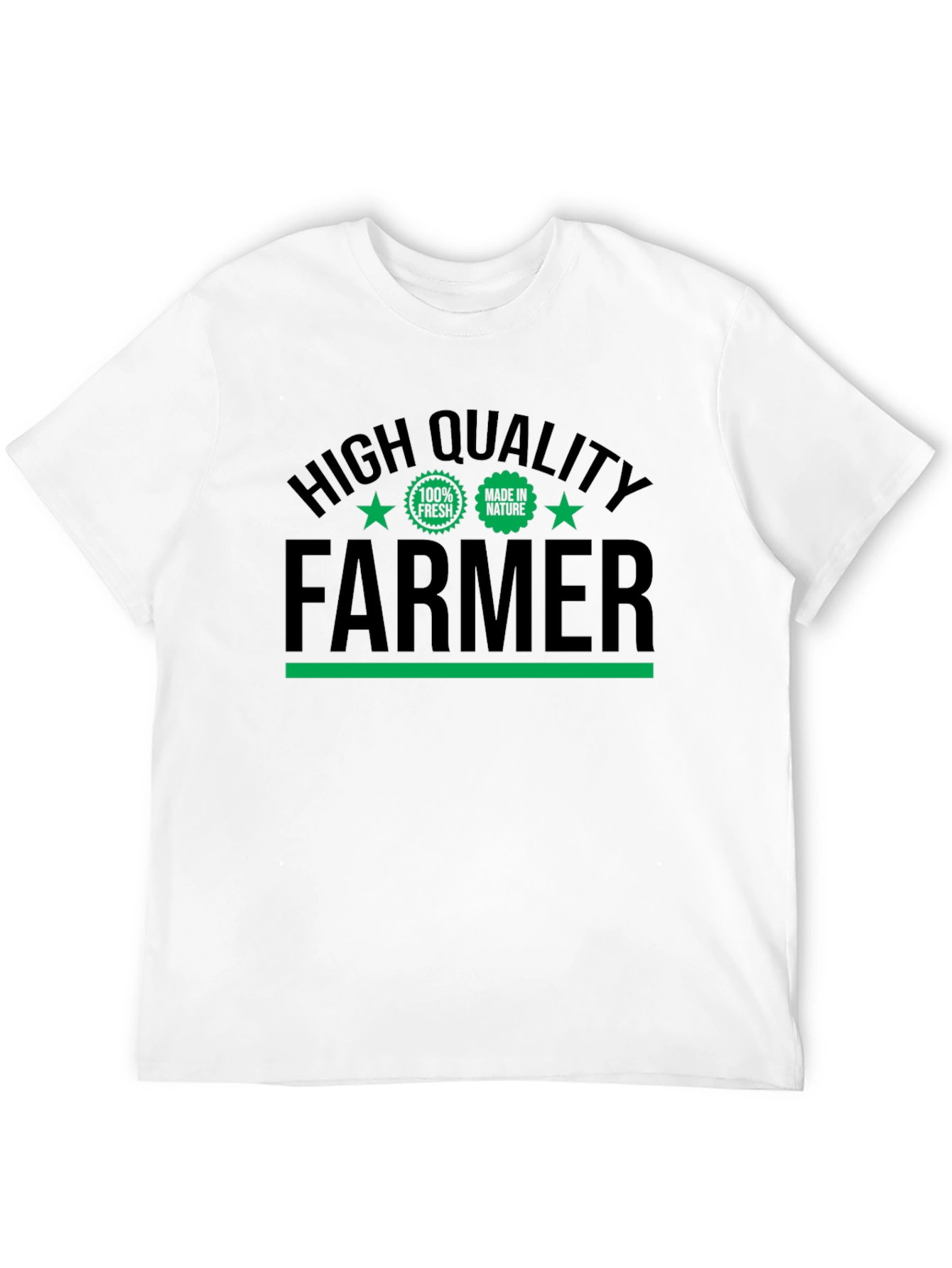 High Quality Farmer Graphic Tee - Black