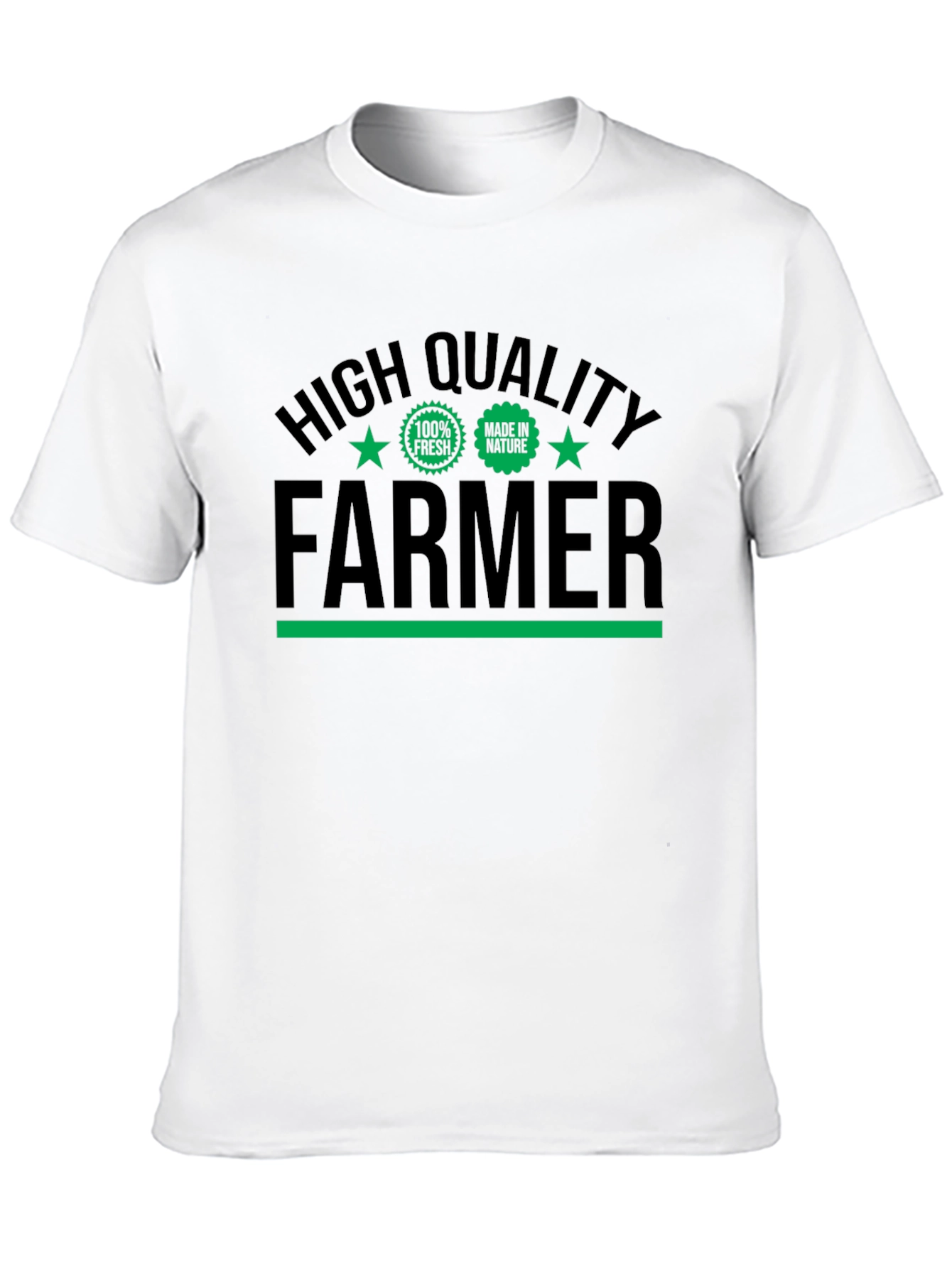 High Quality Farmer Graphic Tee - Black