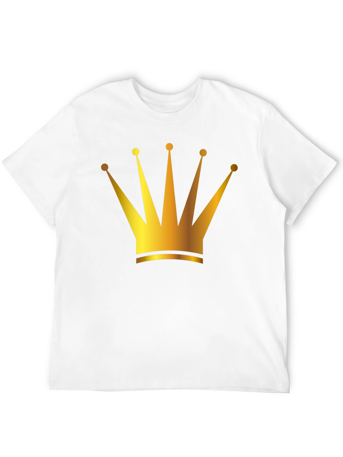 Golden Crown Graphic Tee - Black