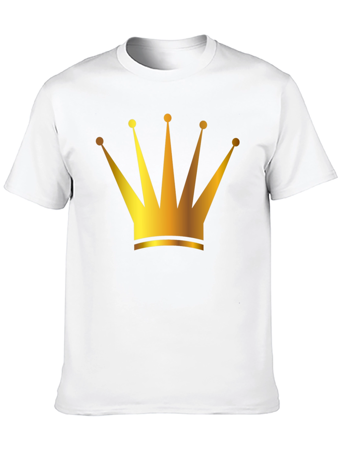 Golden Crown Graphic Tee - Black