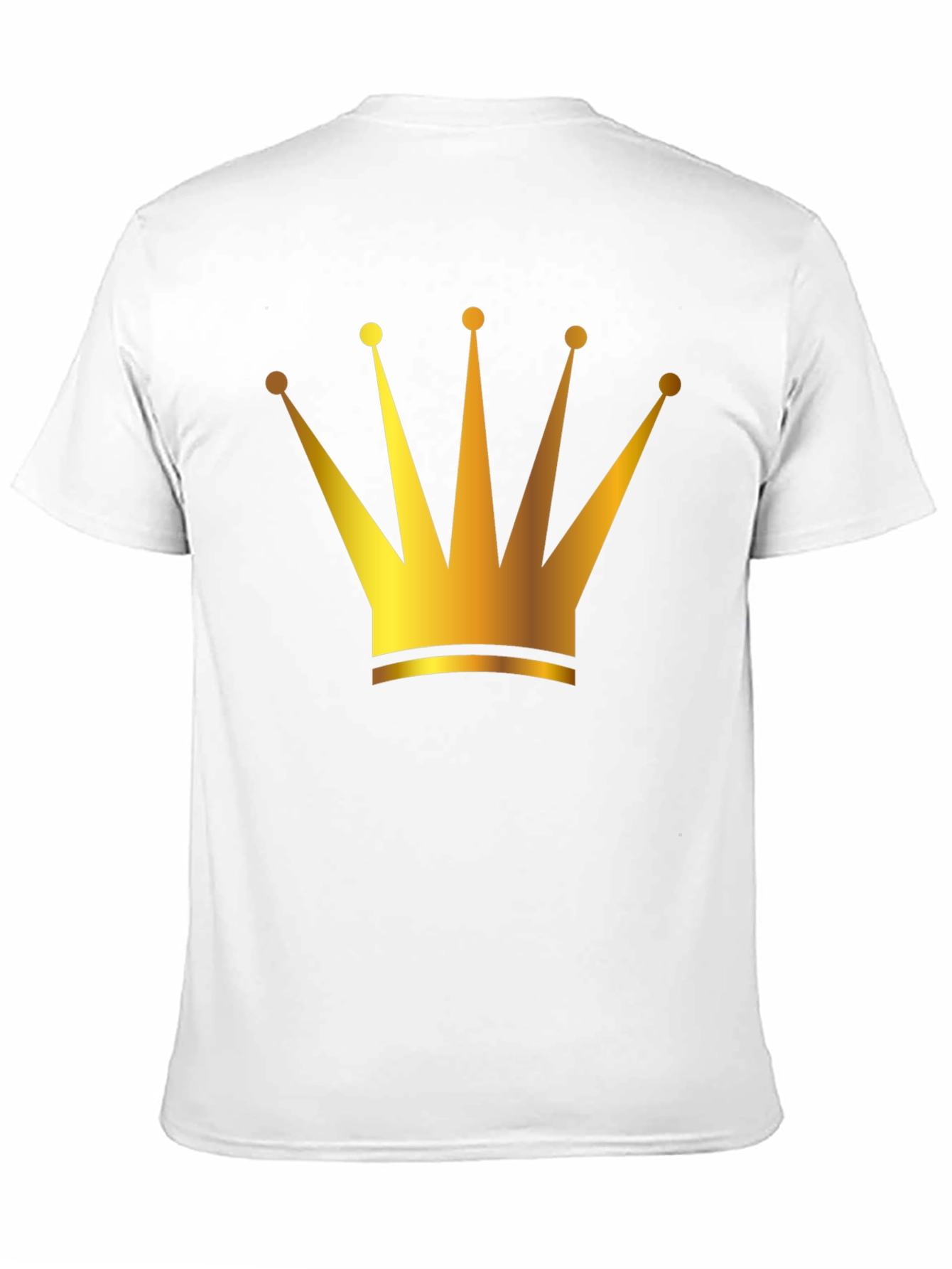Golden Crown Graphic Tee - Black