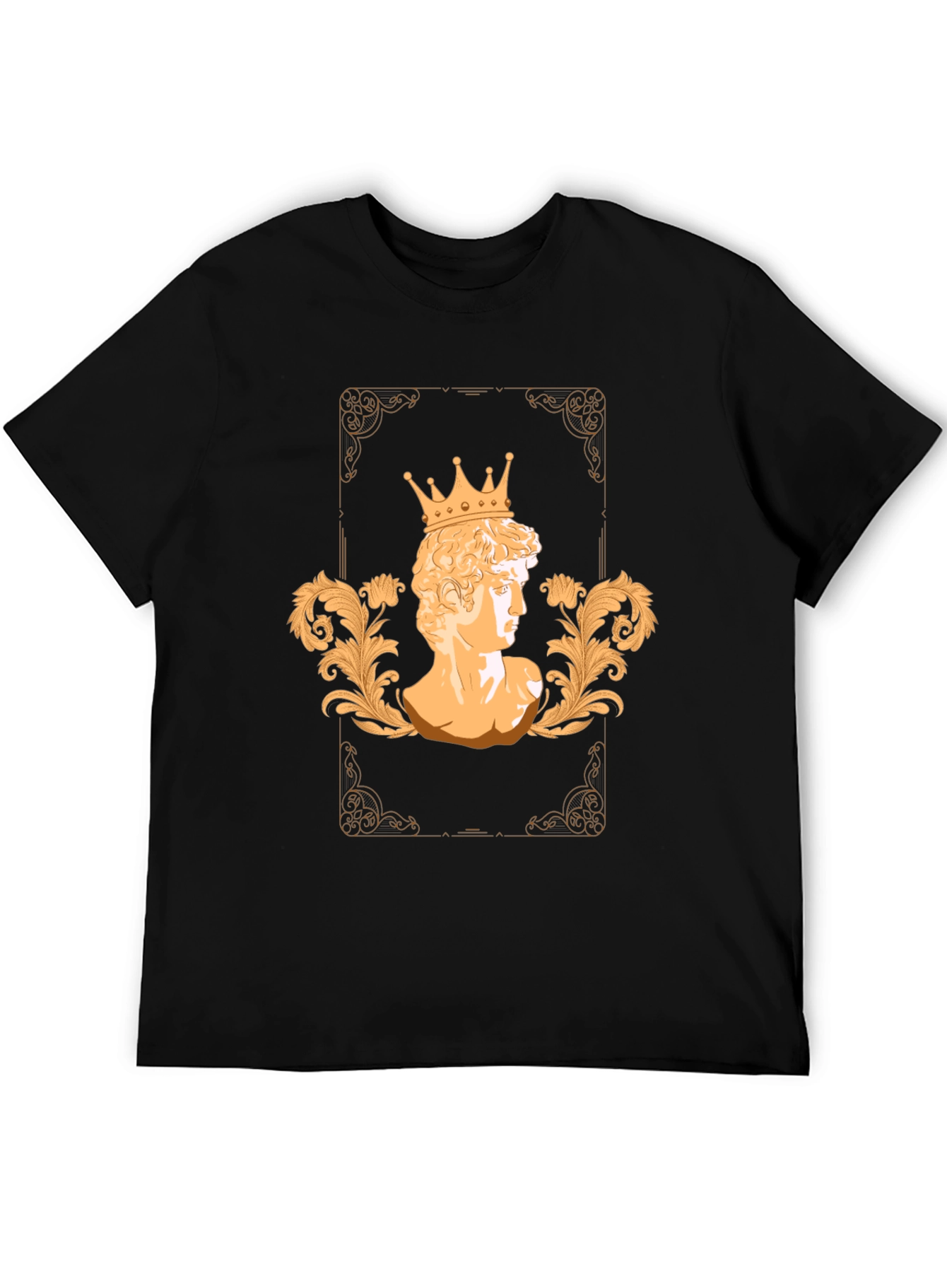 King David Bust Graphic T-Shirt - Stylish Mens Tee