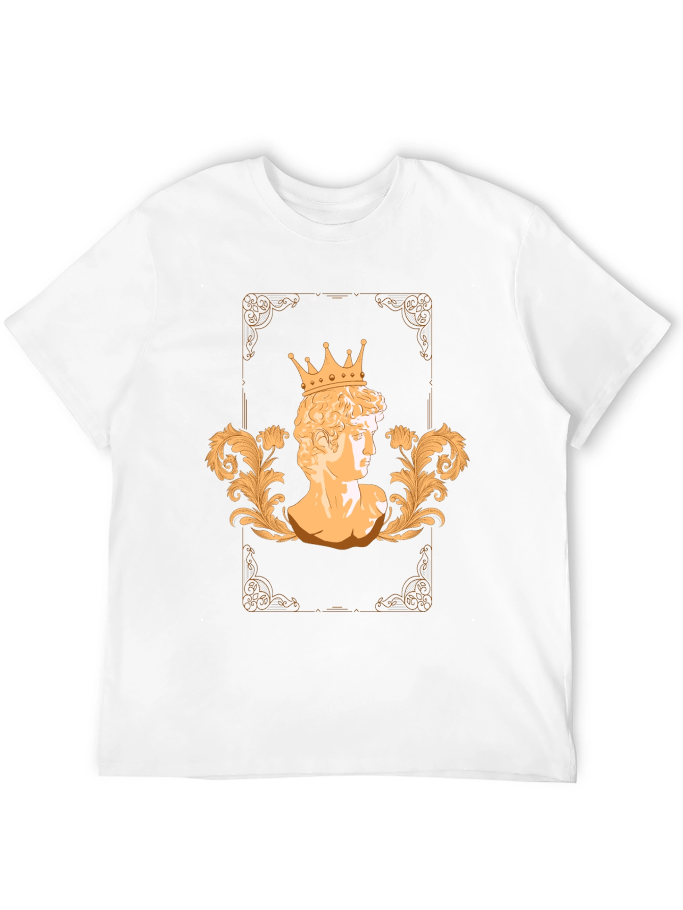 King David Bust Graphic T-Shirt - Stylish Mens Tee