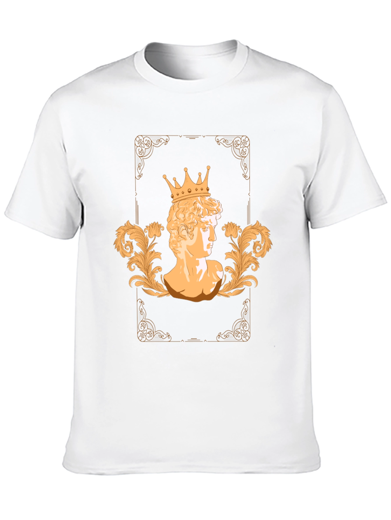 King David Bust Graphic T-Shirt - Stylish Mens Tee